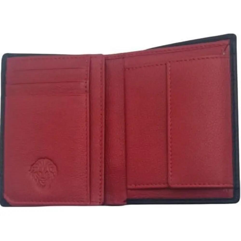 Billetera de Piel con Monedero Athletic Club León Relieve Negra 2/2