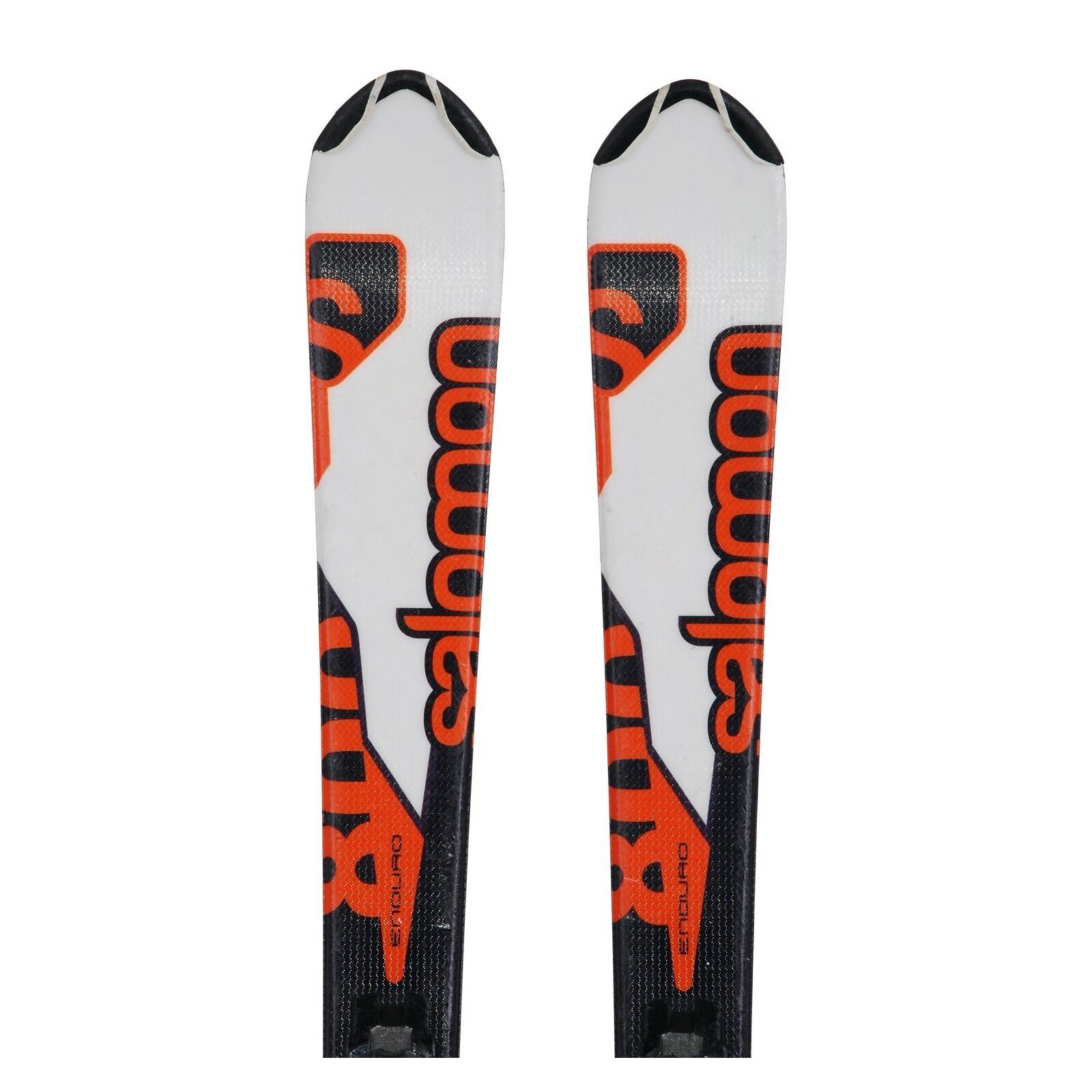 RECONDITIONNE - Ski Junior Salomon Enduro Jr 800 + Fixations 2/4