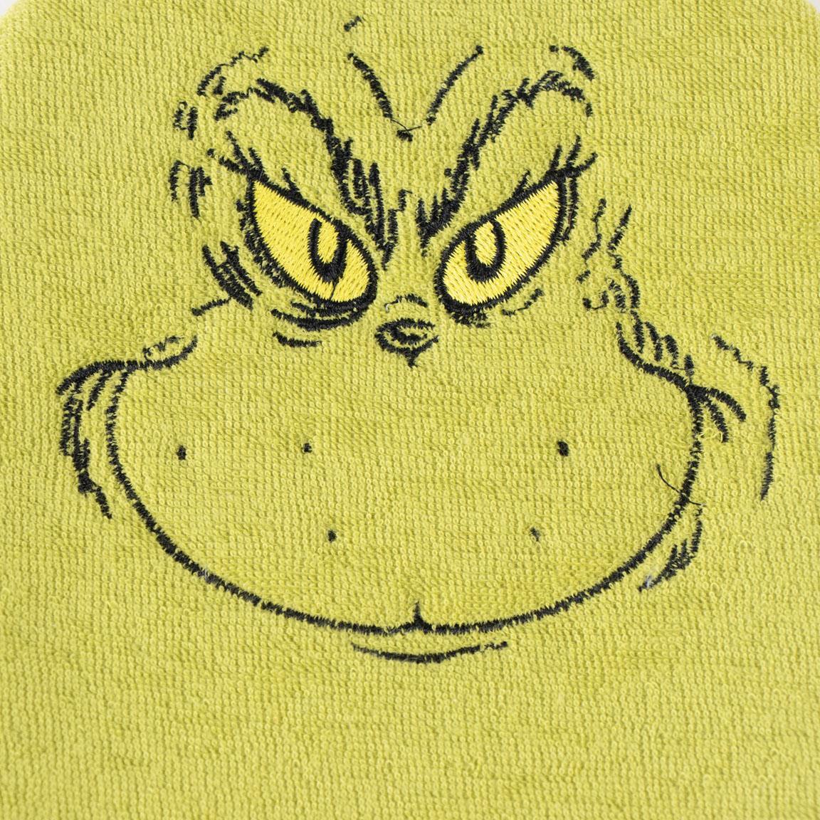 Luva de banho O Grinch adulto macia Verde 5/6