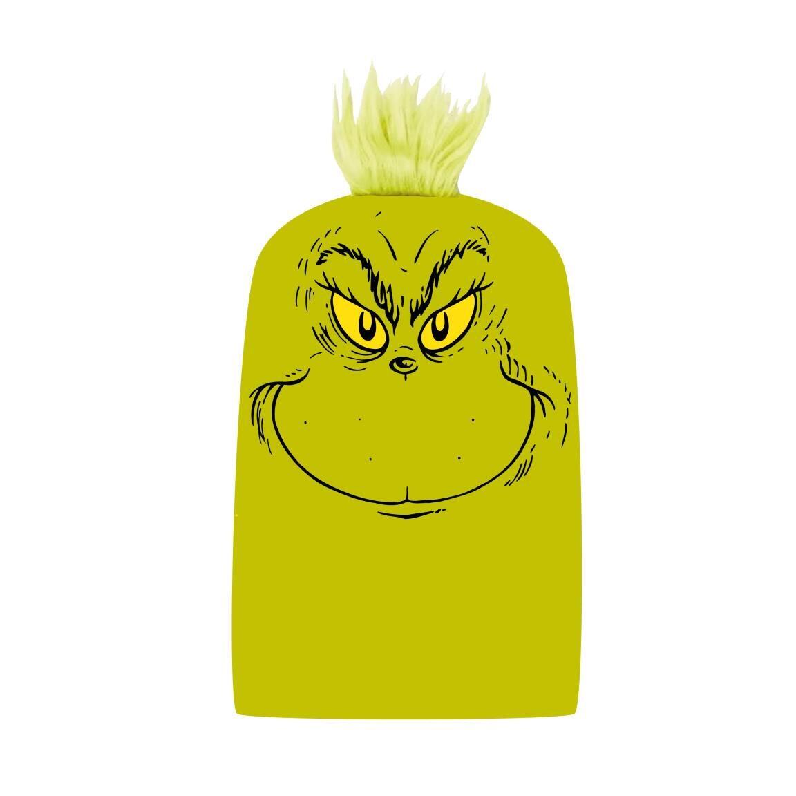 Luva de banho O Grinch adulto macia Verde 2/6