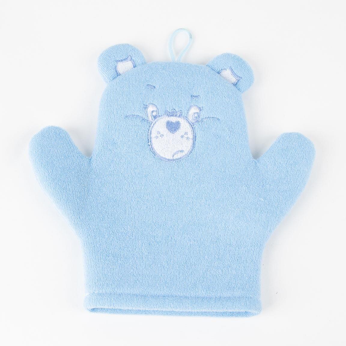 Gant de toilette enfant Care Bears doux Bleu Clair 4/5