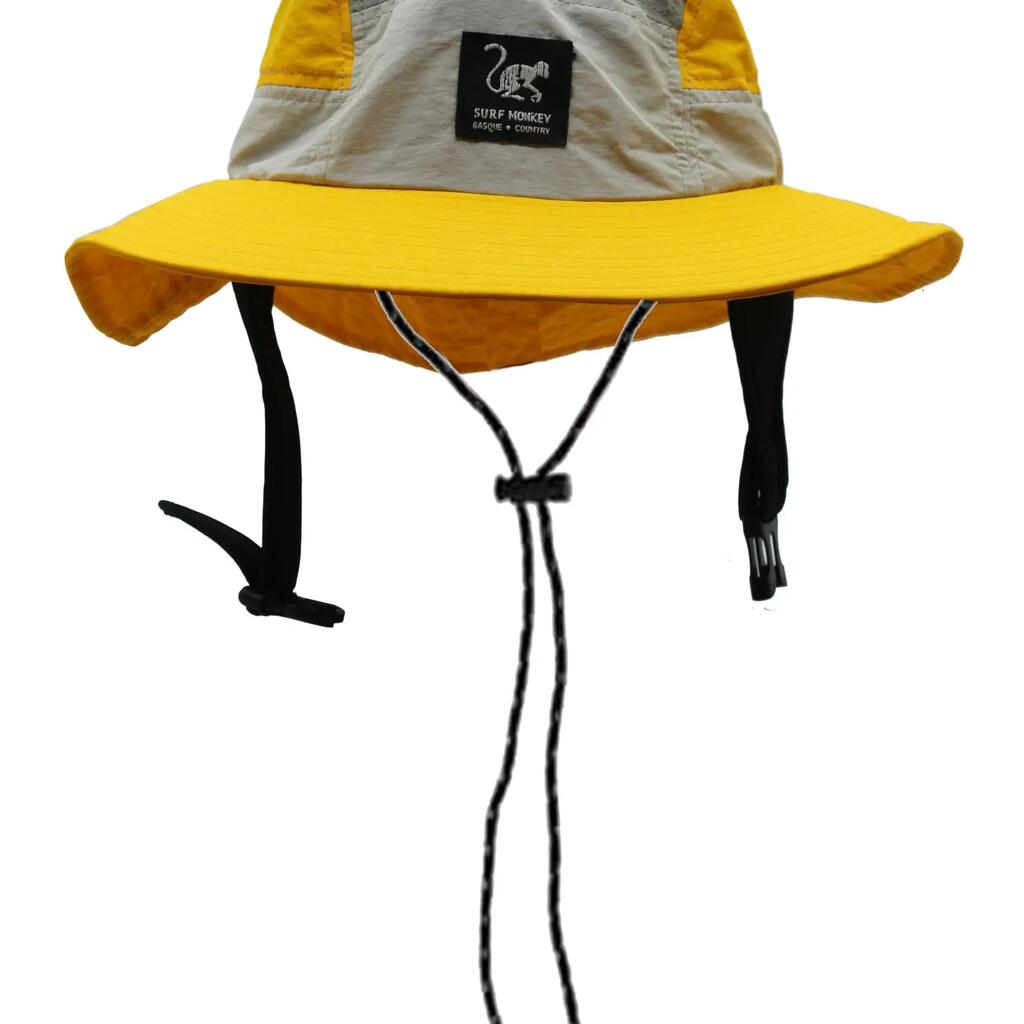Men's/Women's UPF50+ Surf Hat (Yellow)