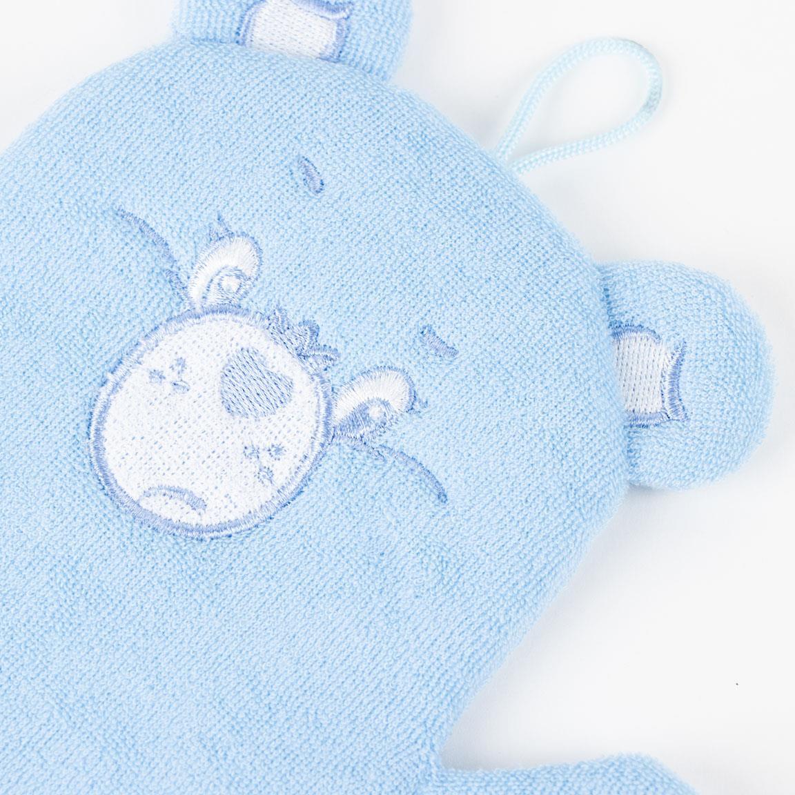 Gant de toilette enfant Care Bears doux Bleu Clair 3/5
