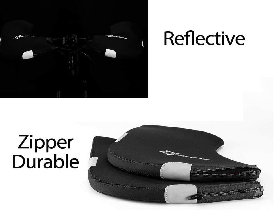 ROCKBROS Fahrrad Lenker Handschuhe Winter Lenkerstulpen 5/5