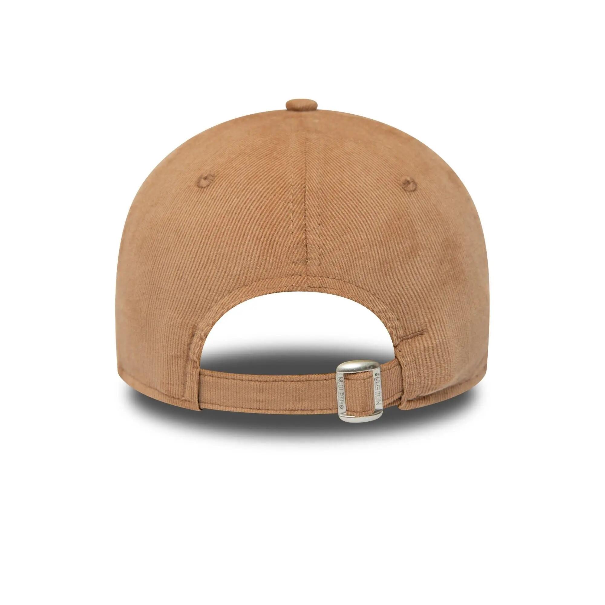 New York Baseball Cap Braun Cord MLB Kappe Strapback-Verschluss Damen Frau 4/5