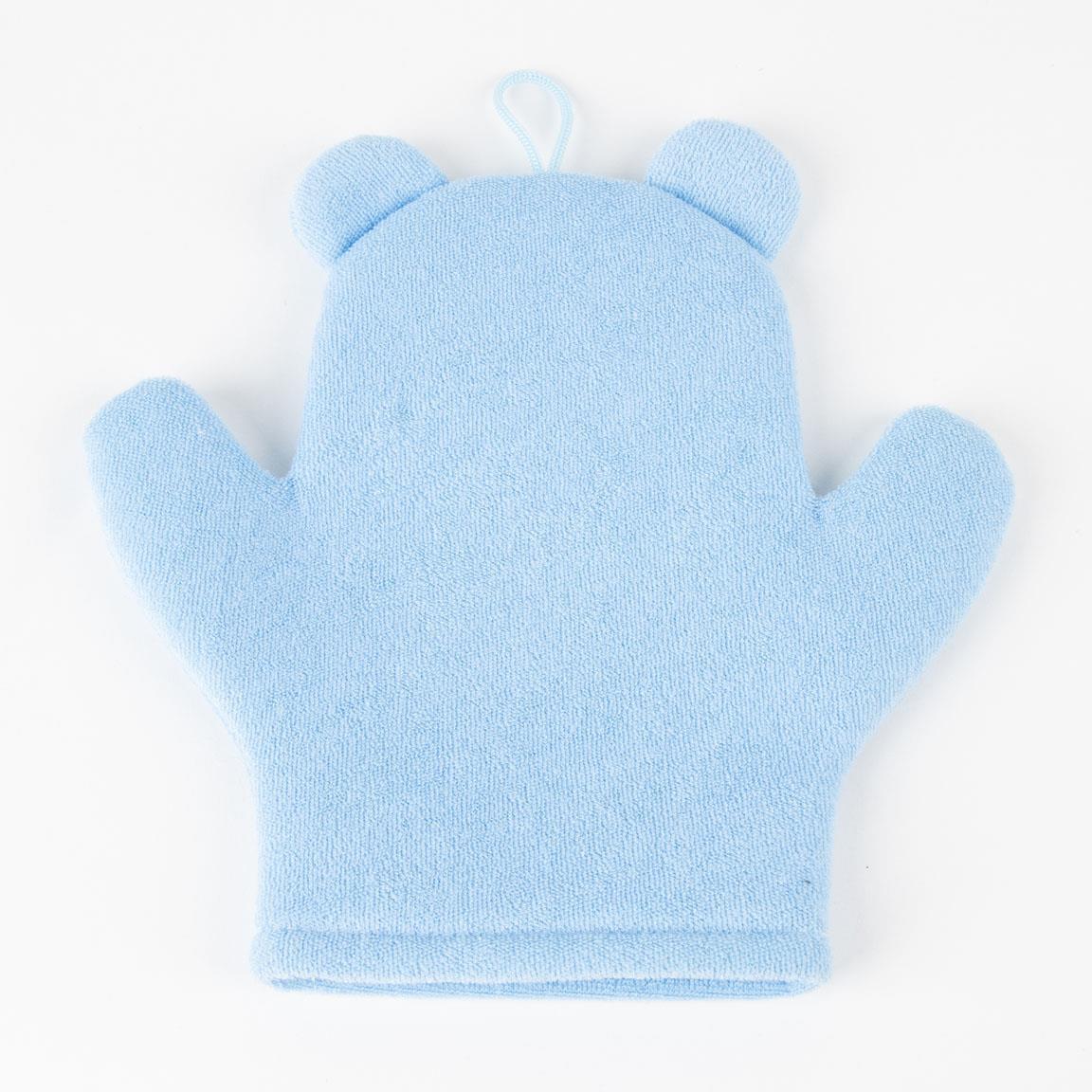 Gant de toilette enfant Care Bears doux Bleu Clair 2/5