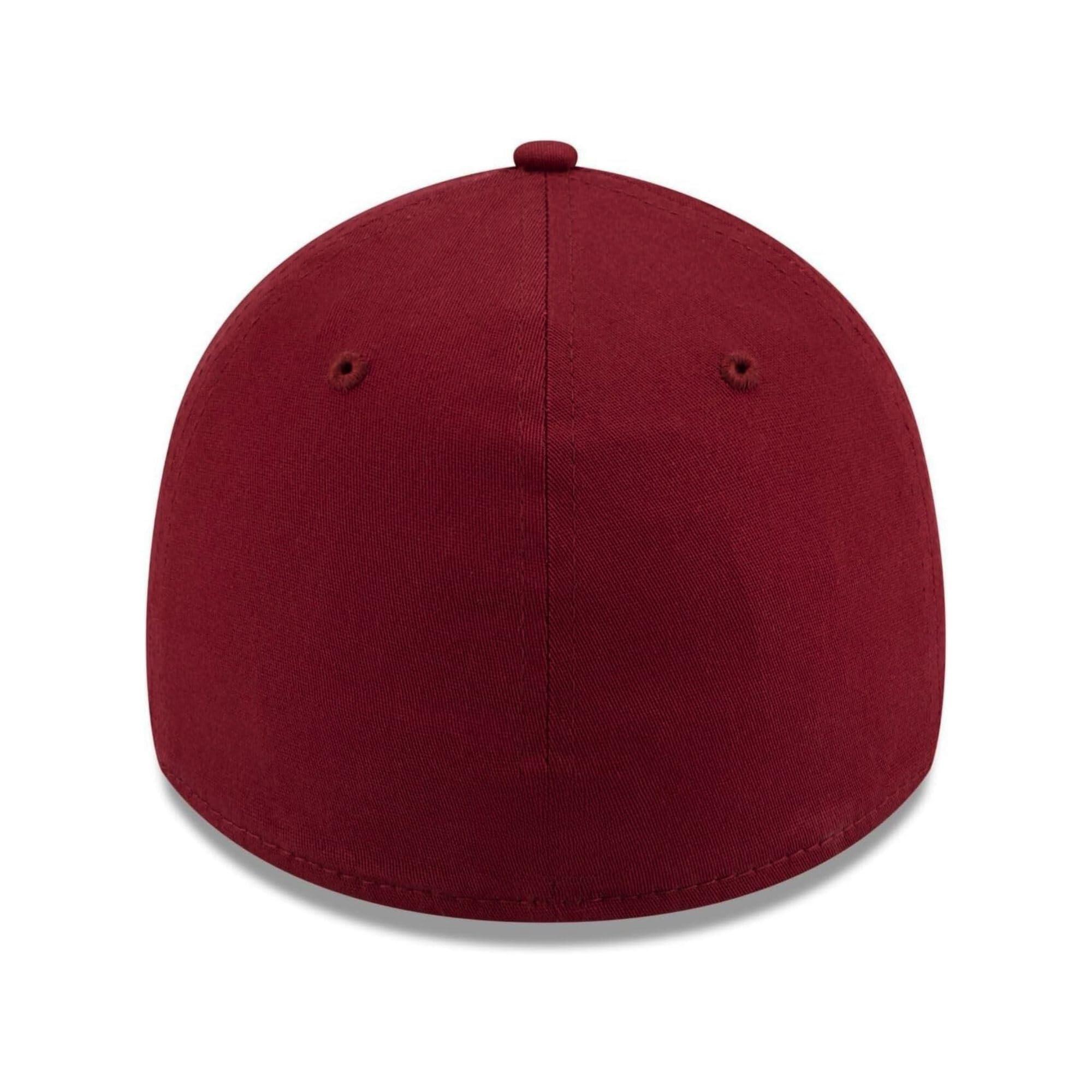 New York MLB Fankappe Rot Teamlogo Baseball Cap NY 39Thirty gebogener Schirm 4/5