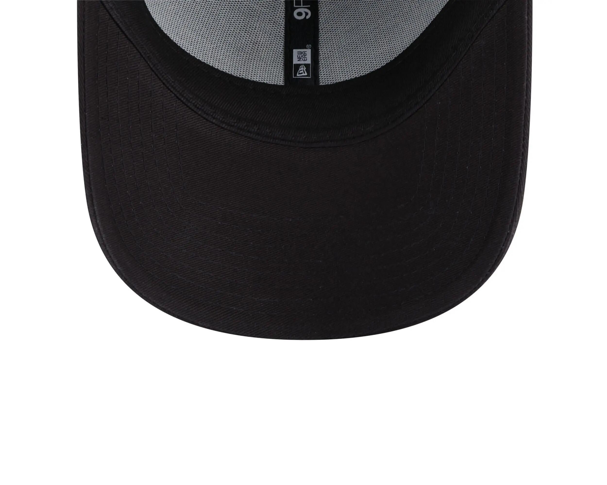 MLB Cap New York Baseball Strapback gebogener Schirm NY-Logo Schwarz Braun 5/5