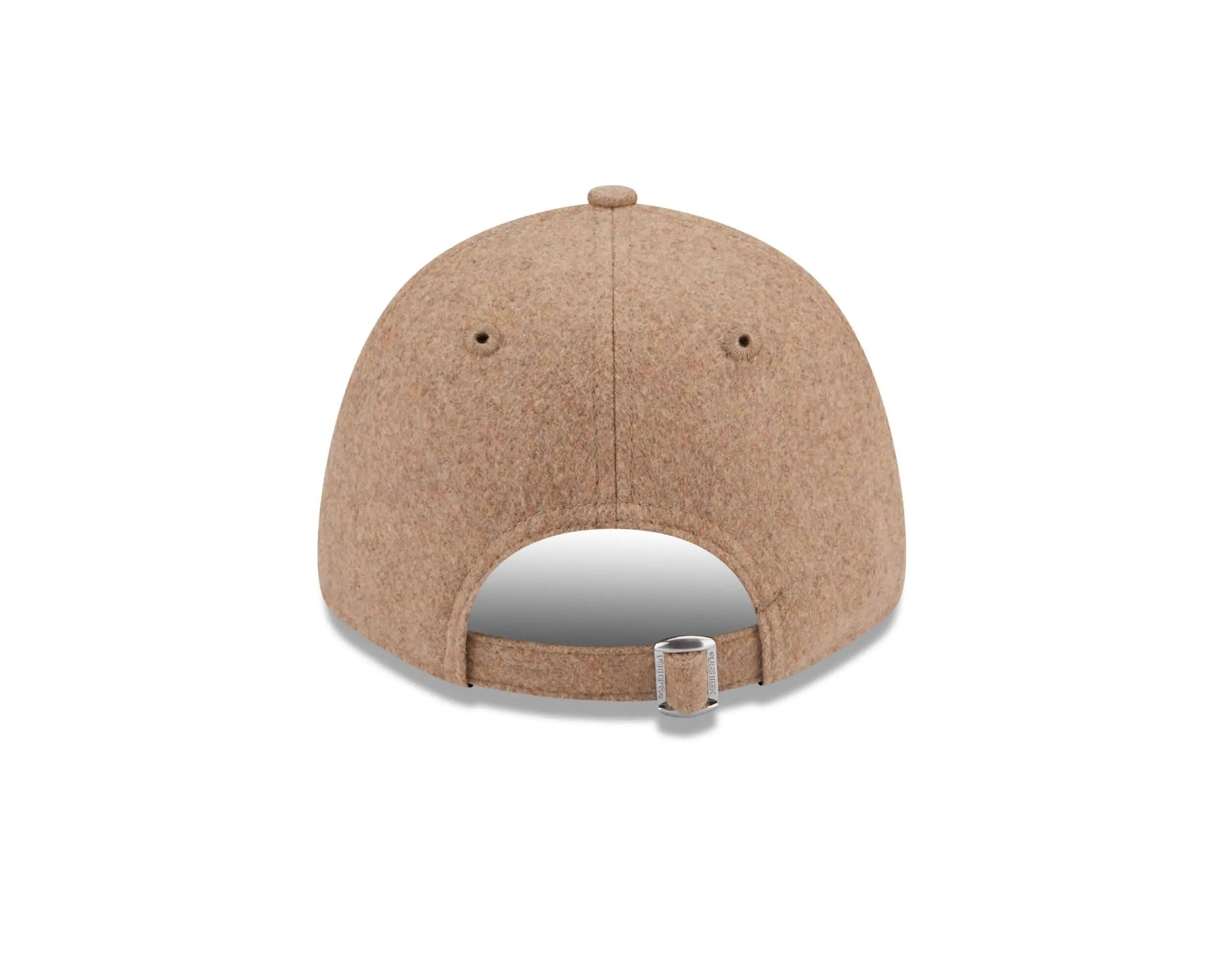 Frauen Cap 9Forty Strapback anpassbar Wolle Grau New York Baseball gebogener 4/5
