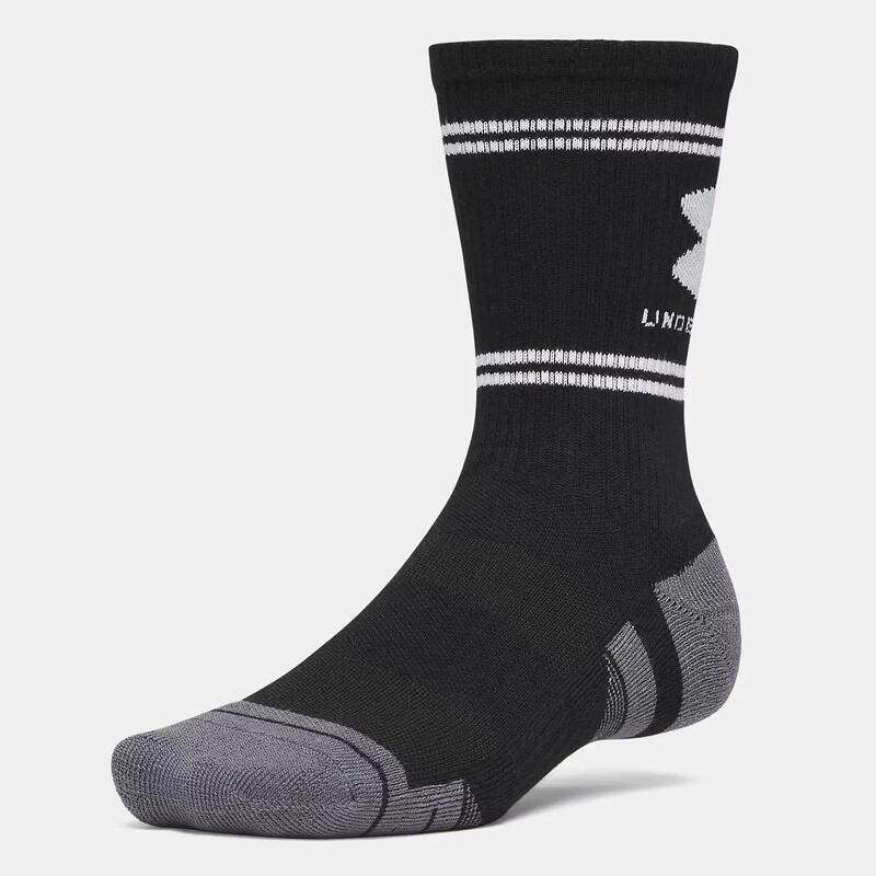 Pachet de 3 perechi de șosete UA Performance Tech Unisex Negru și alb