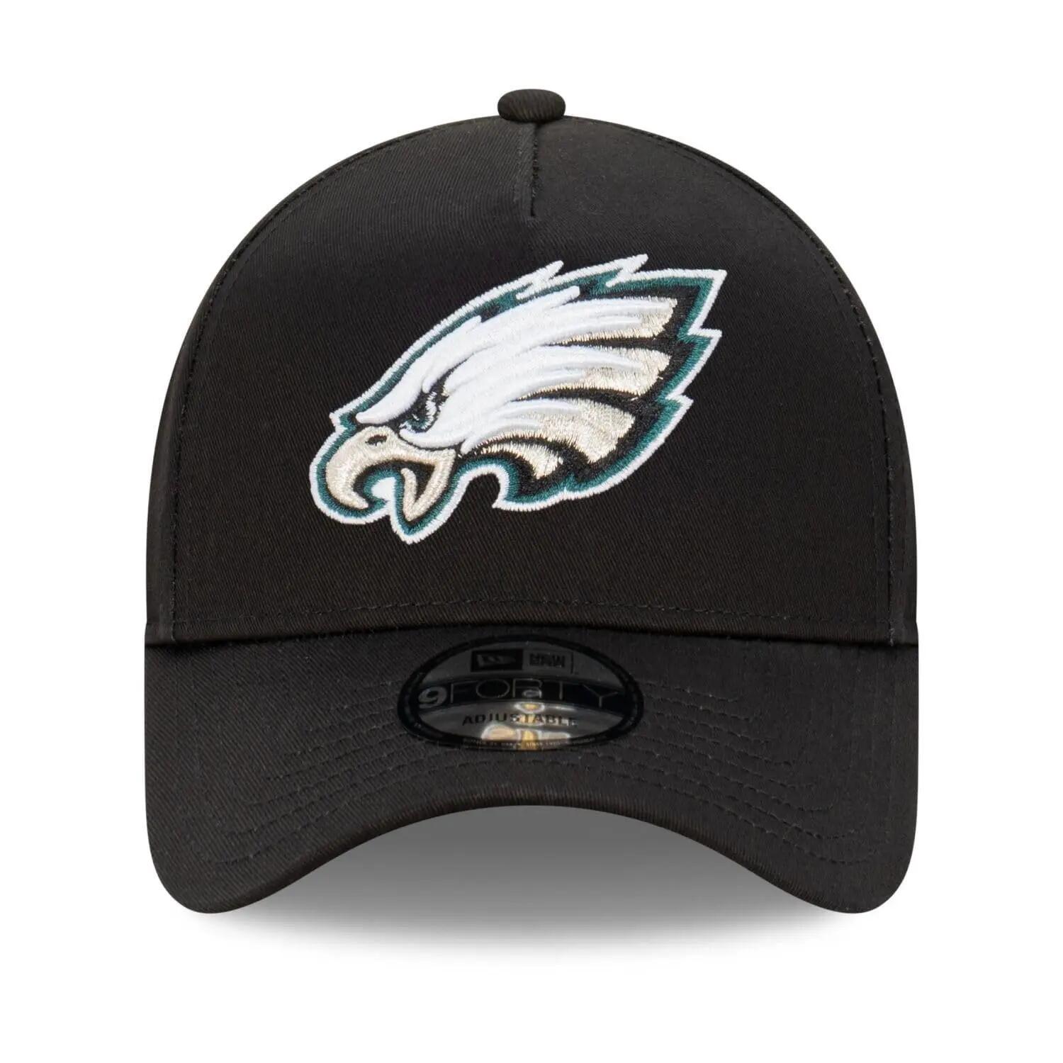Philadelphia Eagles NFL Evergreen Noir Casquette Réglable du Modèle 9Forty 2/6