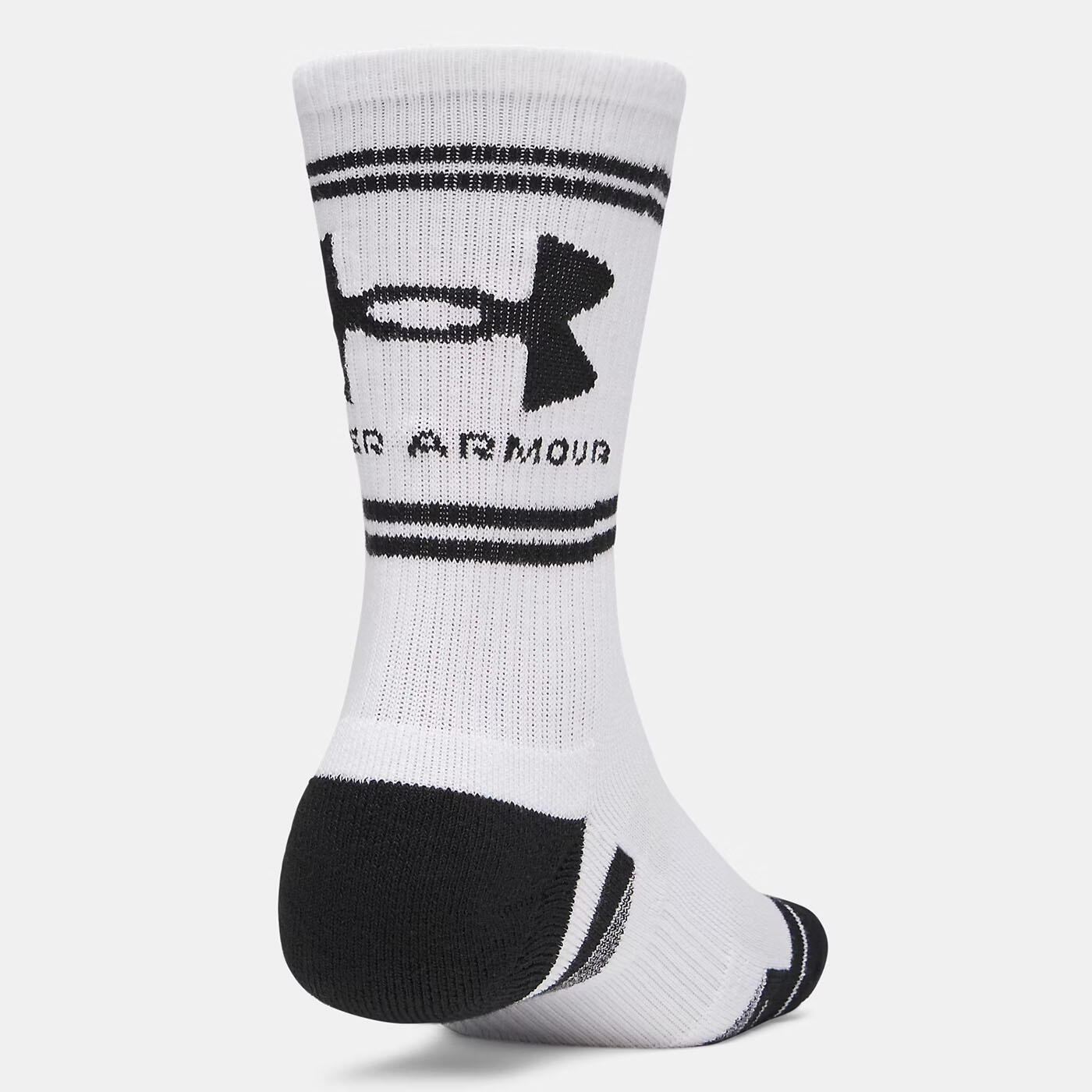 Pack de 3 pares de meias UA Performance Tech unissexo branco e preto 2/3