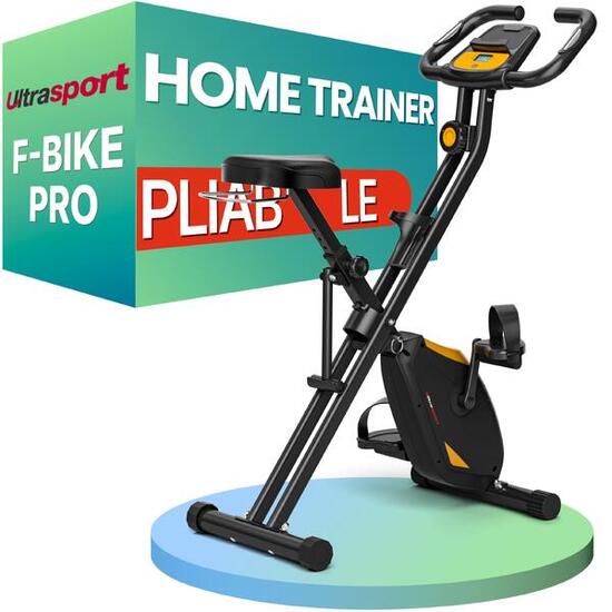 F-Bike Pro Vélo d’Appartement Pliable I Vélos d'Appartement Extra Silencieux