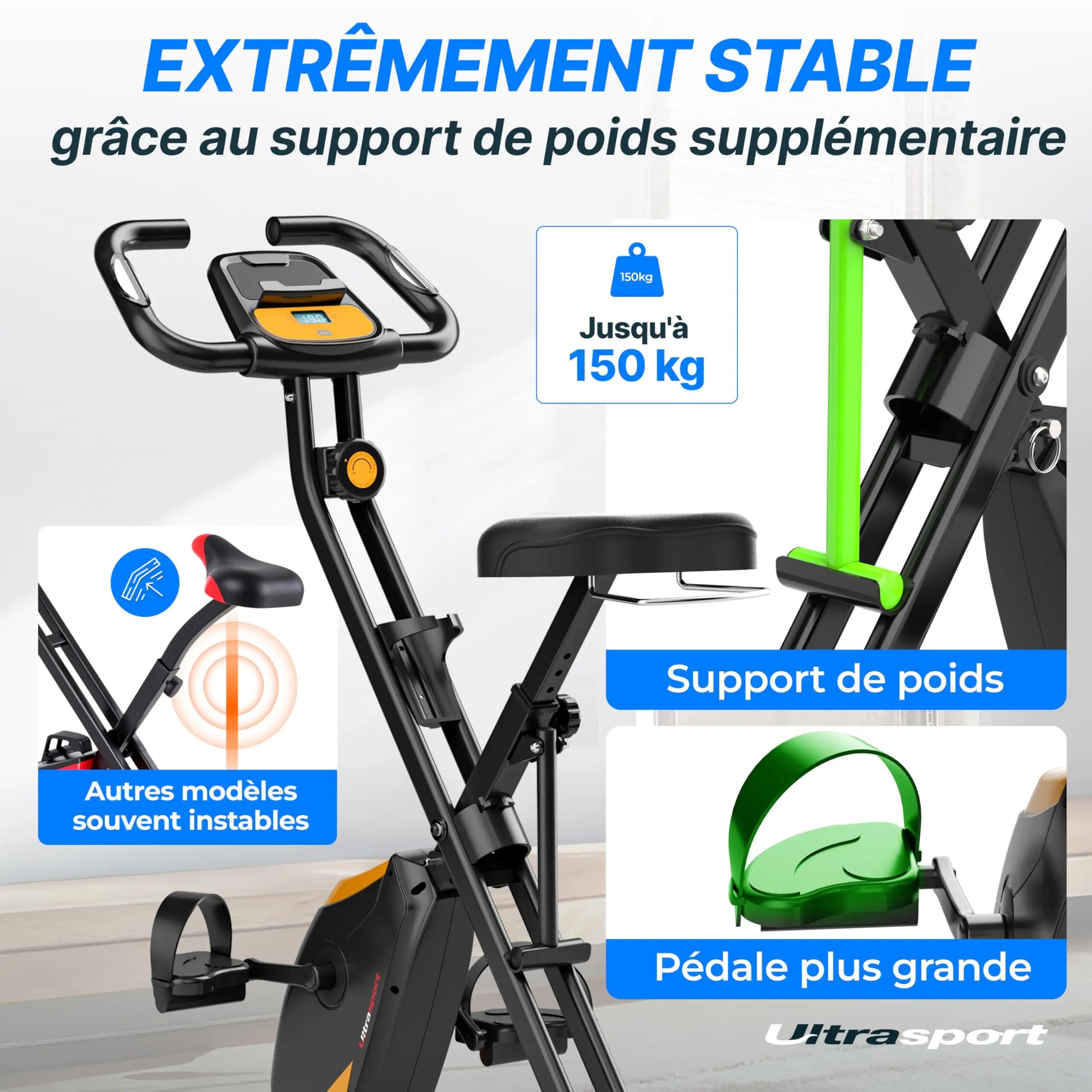 F-Bike Pro Vélo d’Appartement Pliable I Vélos d'Appartement Extra Silencieux 6/7