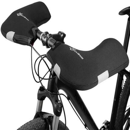 ROCKBROS Fahrrad Lenkerstulpen Größer Winter Lenker Handschuhe