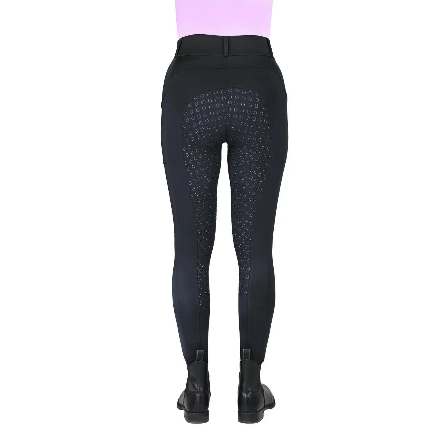 Legging équitation full grip femme York Nova 3/4