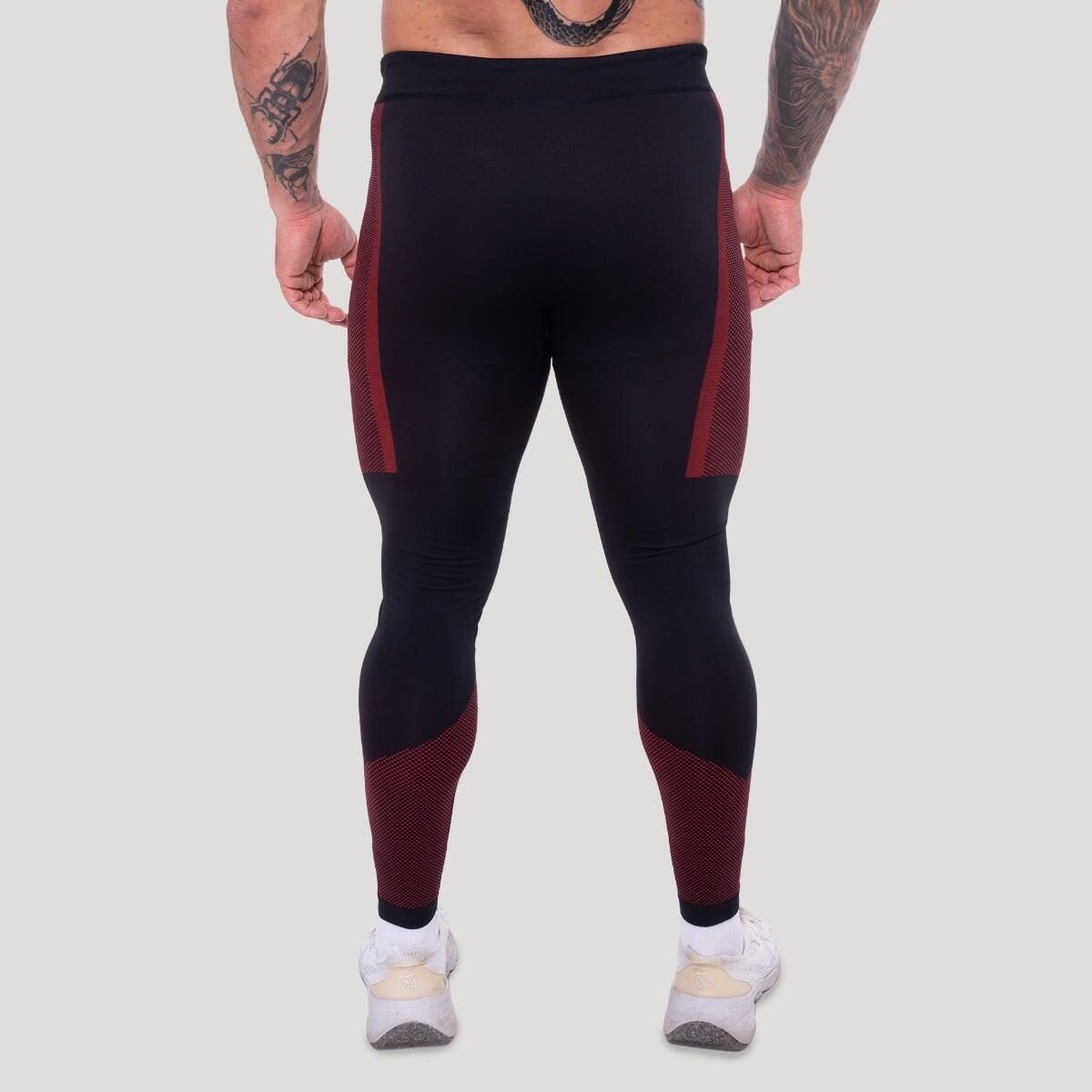 Męskie legginsy fitness bezszwowe OG1 4/7