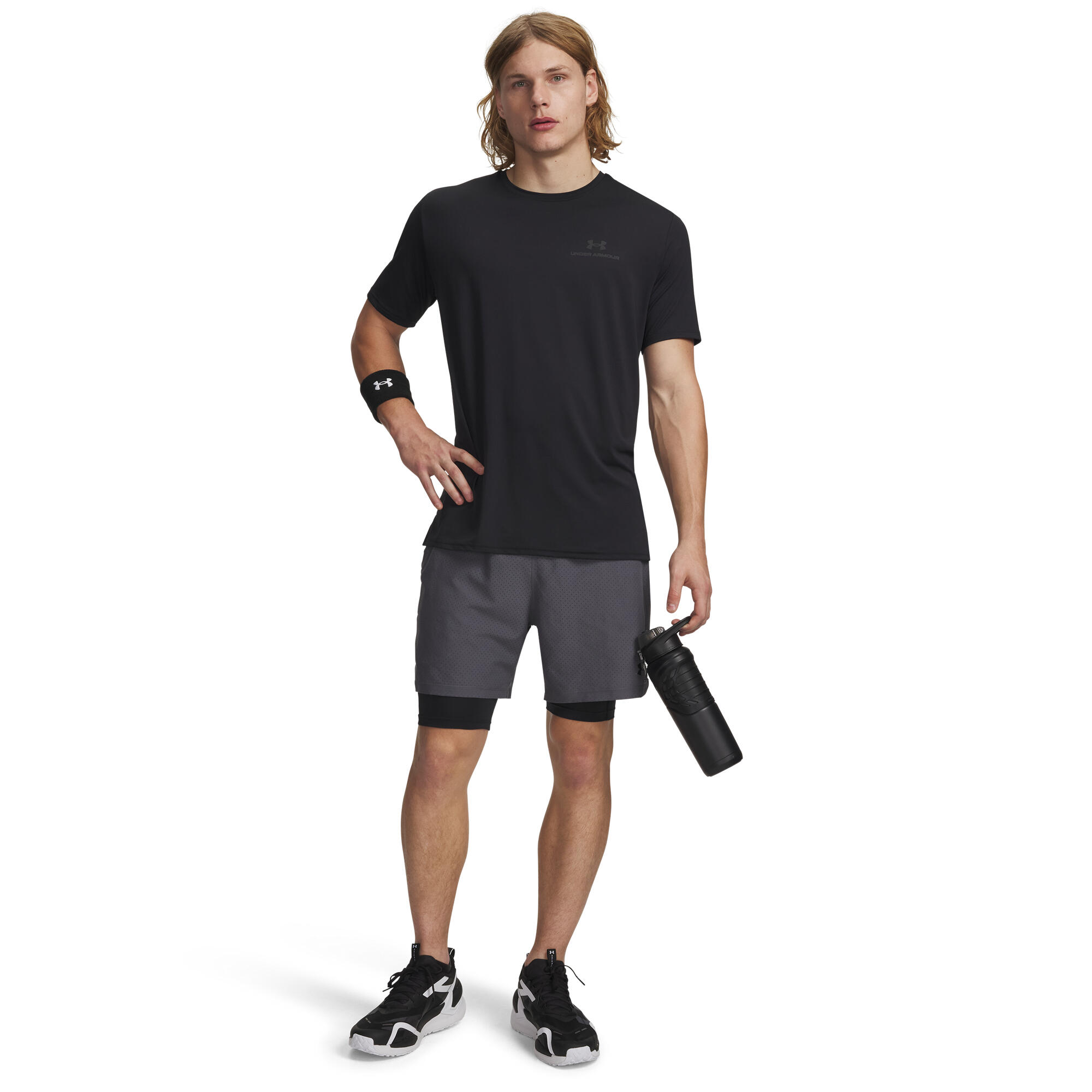 Shorts d'entraînement pour homme Under Armour Vanish Woven 2.0 2IN1 9/10
