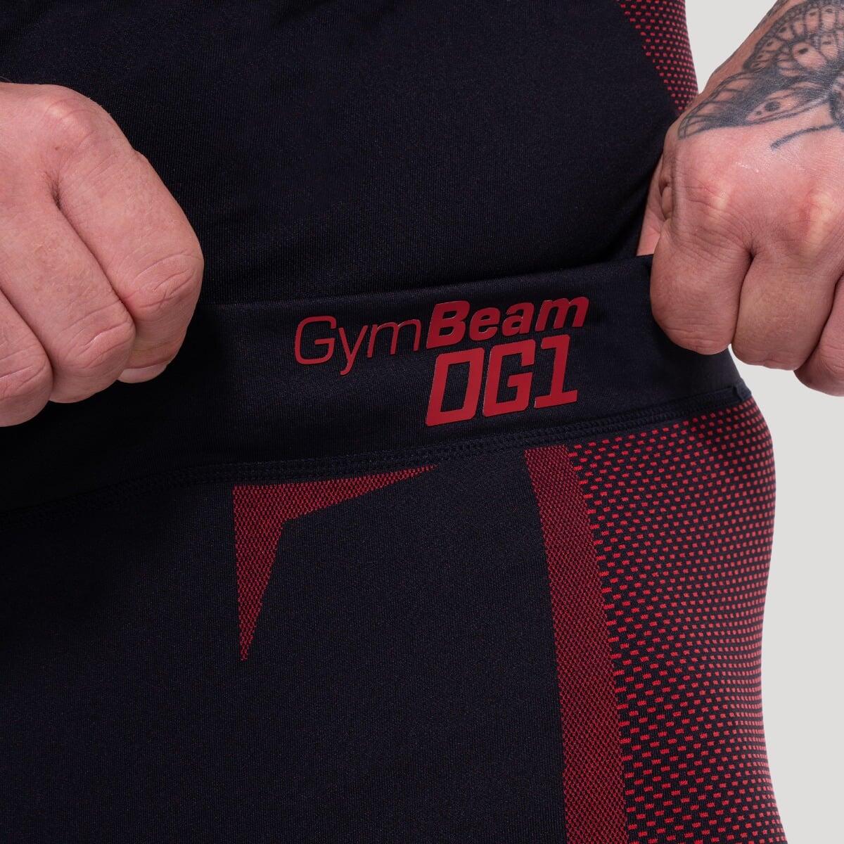 Męskie legginsy fitness bezszwowe OG1 3/7