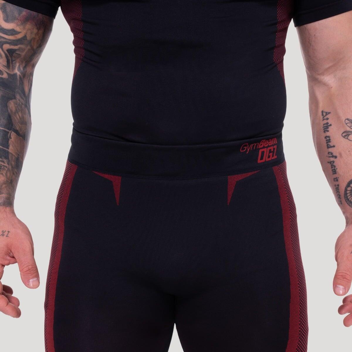 Męskie legginsy fitness bezszwowe OG1 2/7