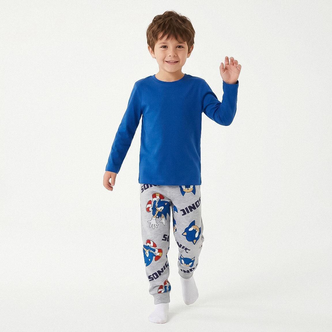 Pantalone lungo bambino Sonic in French Terry 2 pezzi 6/7