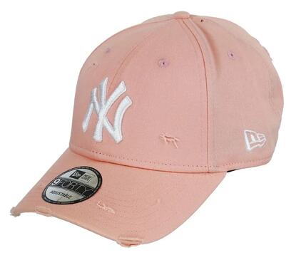 New York Cap 9Forty verstellbar Strapback Basecap Kappe Pink Teamlogo