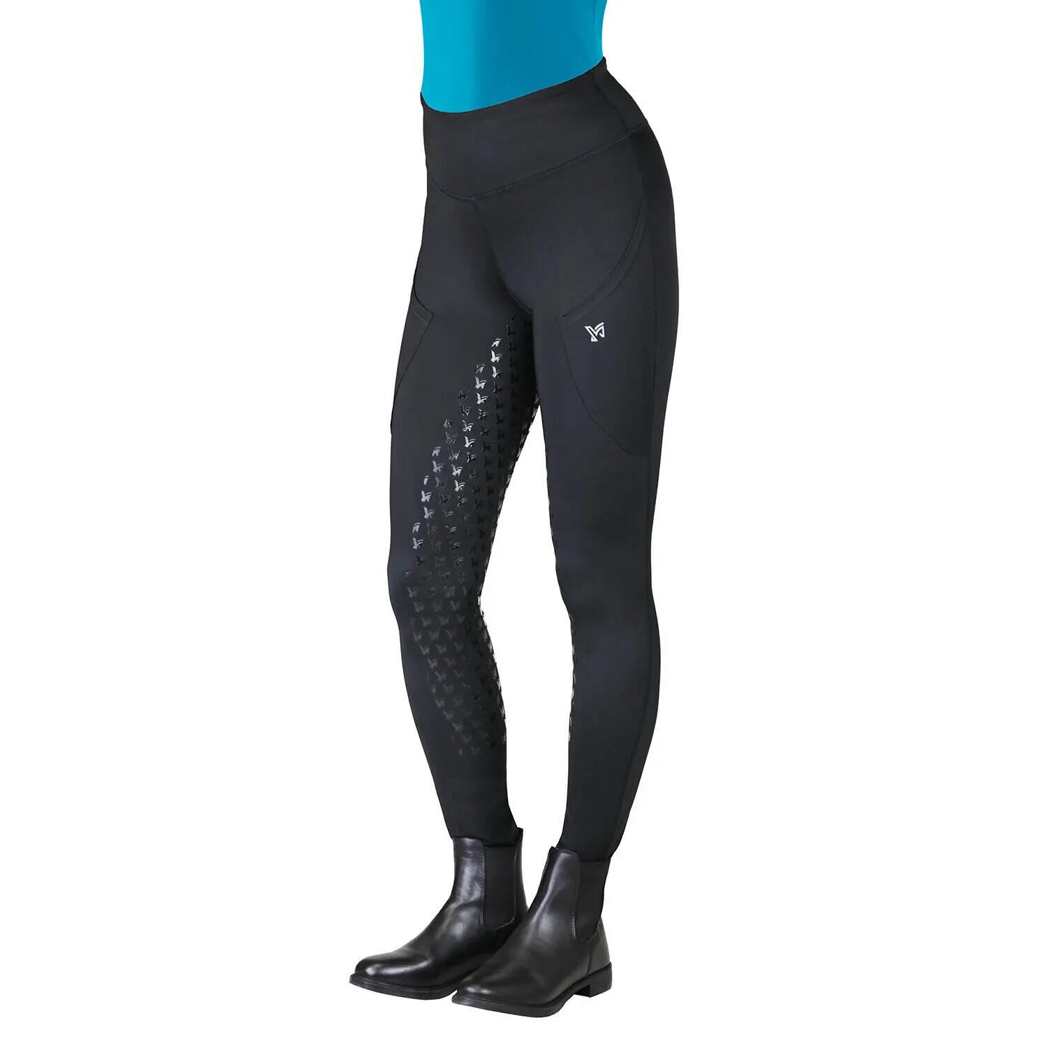 Legginsy jeździeckie full-grip damskie York Laura