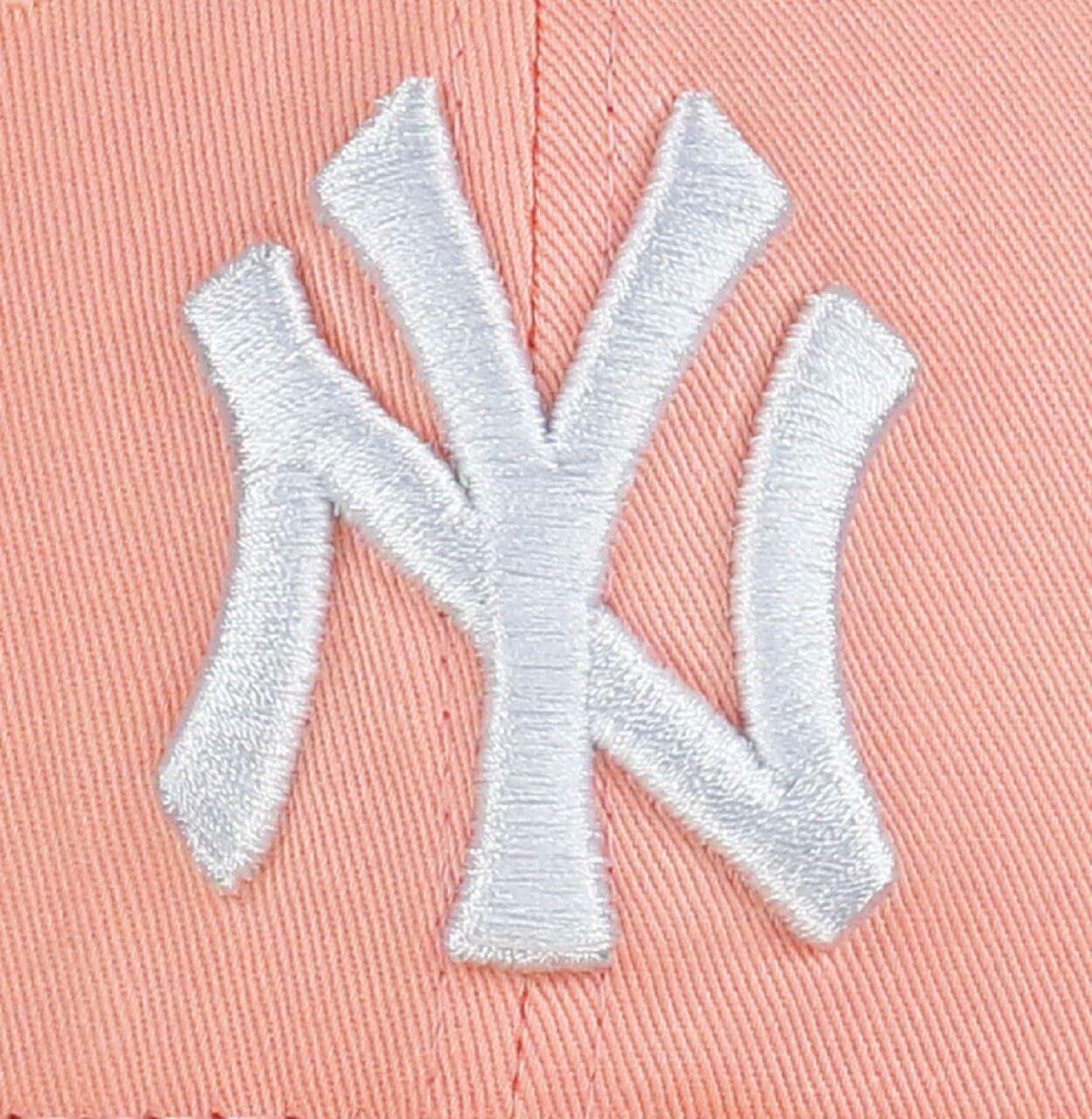 New York Cap 9Forty verstellbar Strapback Basecap Kappe Pink Teamlogo 3/3