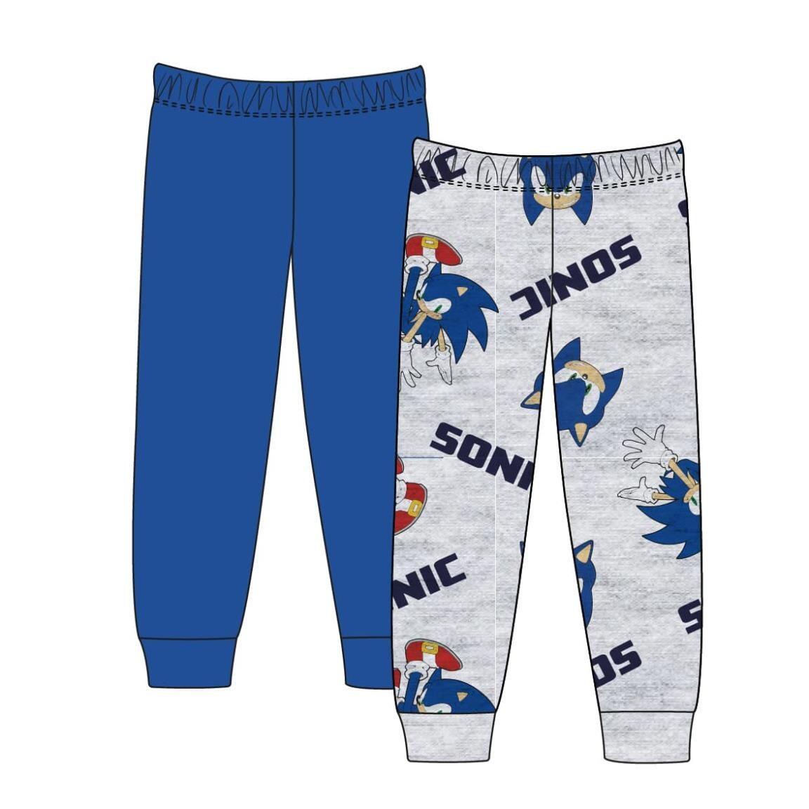 Pantalone lungo bambino Sonic in French Terry 2 pezzi 4/7