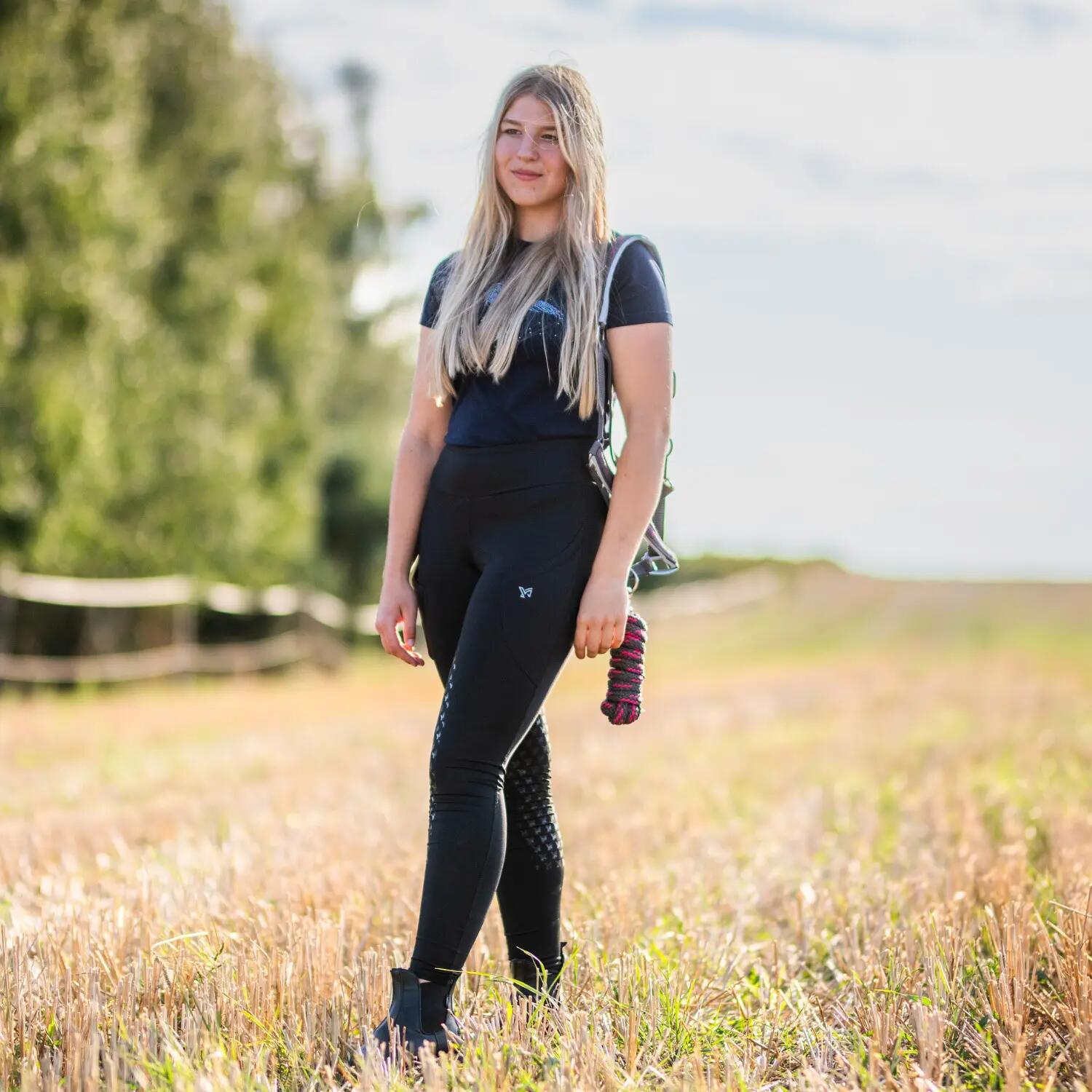 Legging équitation full-grip femme York Laura 4/5