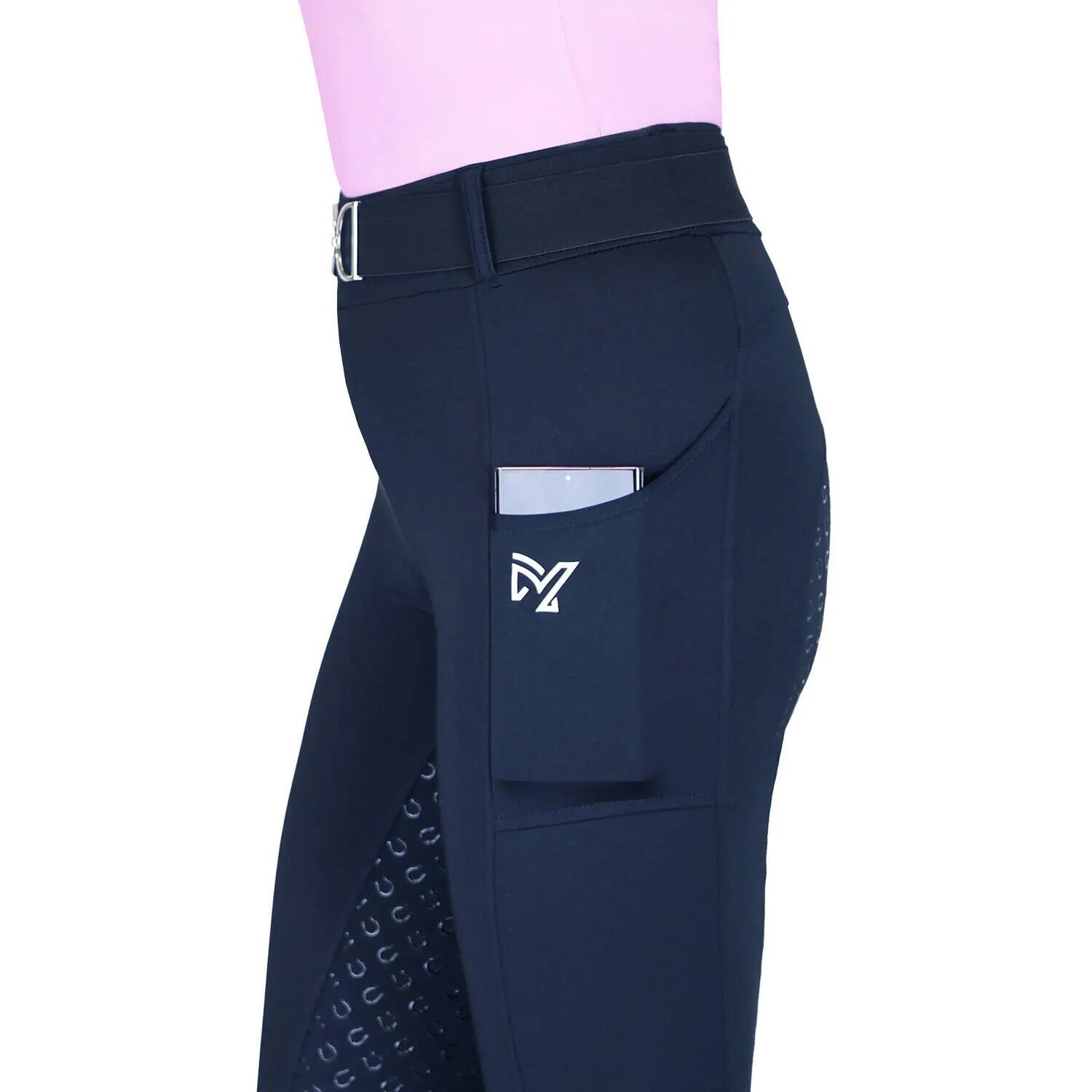 Legging équitation full-grip femme York Nova 4/4