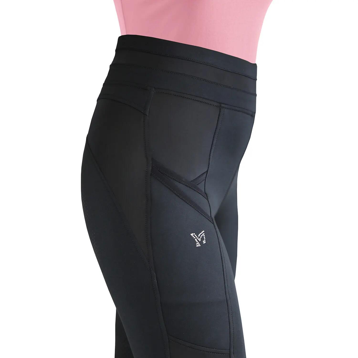 Legging équitation full-grip femme York Alica 4/5