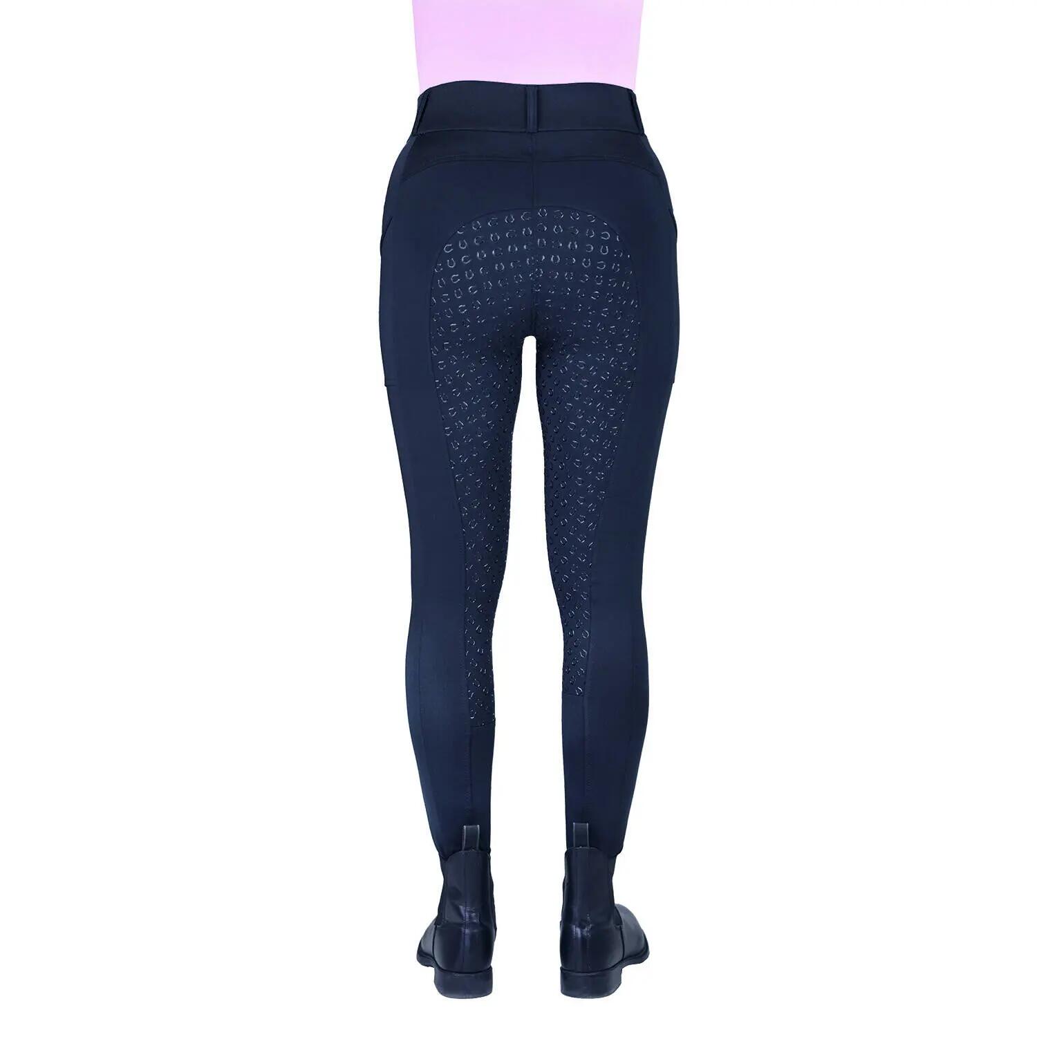 Legging équitation full-grip femme York Nova 3/4
