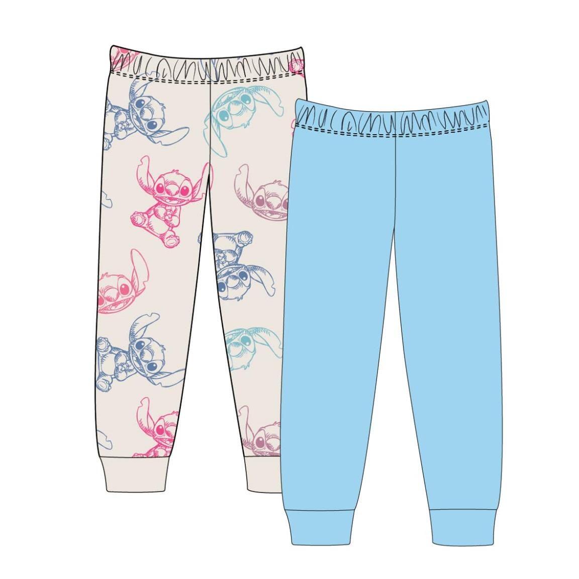 Pantalon long enfant Stitch en French Terry 2 pièces 4/7