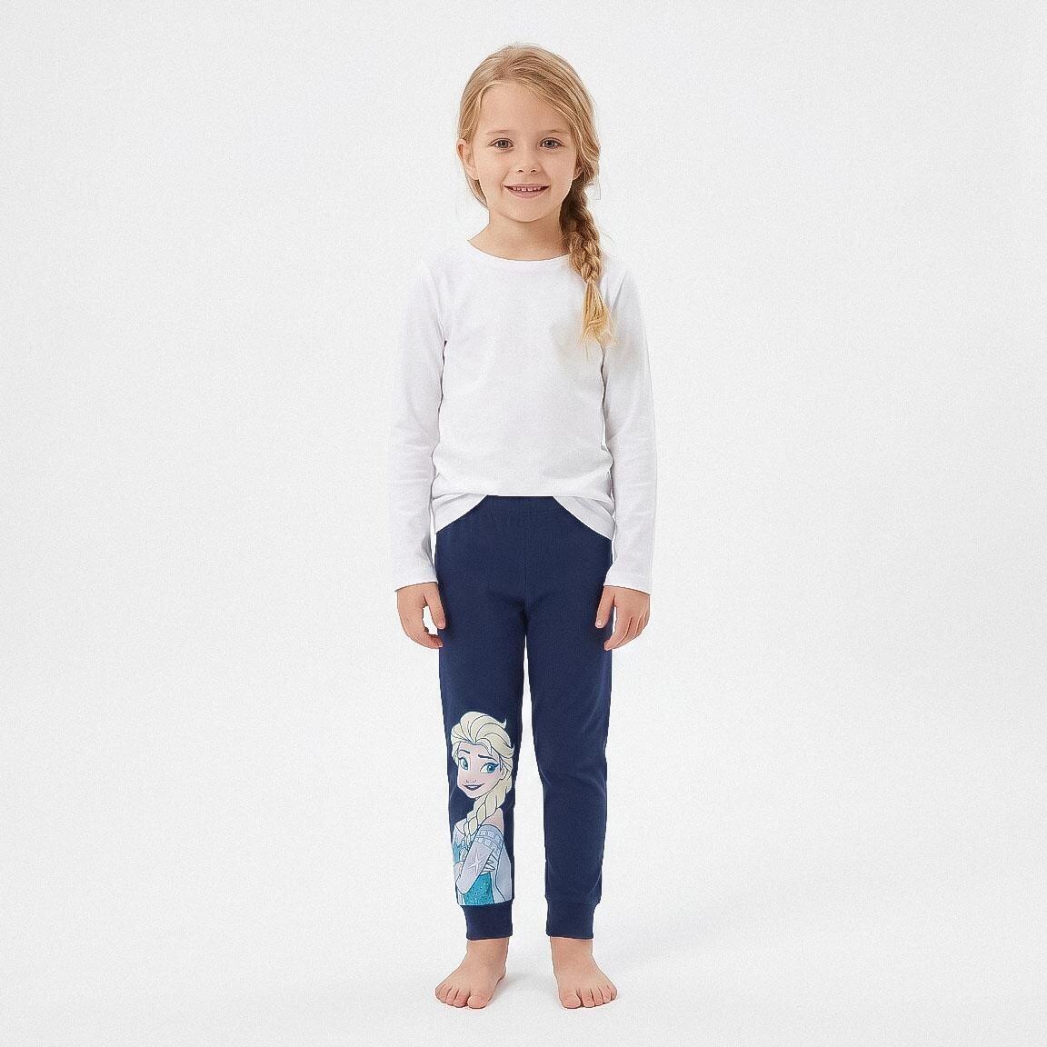 Pantalon long enfant La Reine des Neiges en French Terry 2 pièces 6/7