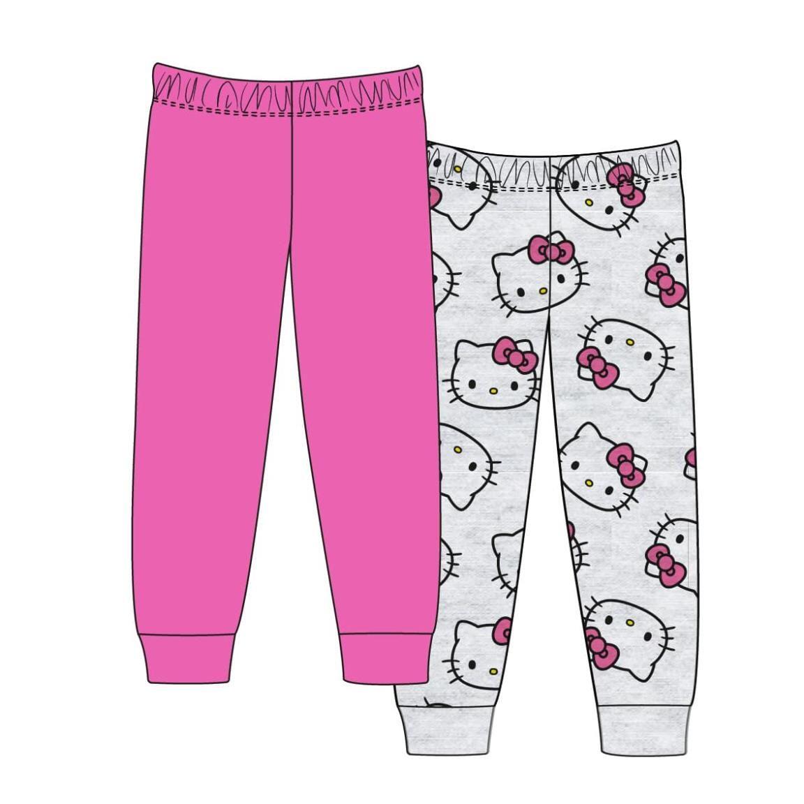 Pantalon long enfant Hello Kitty en French Terry 2 pièces 4/7