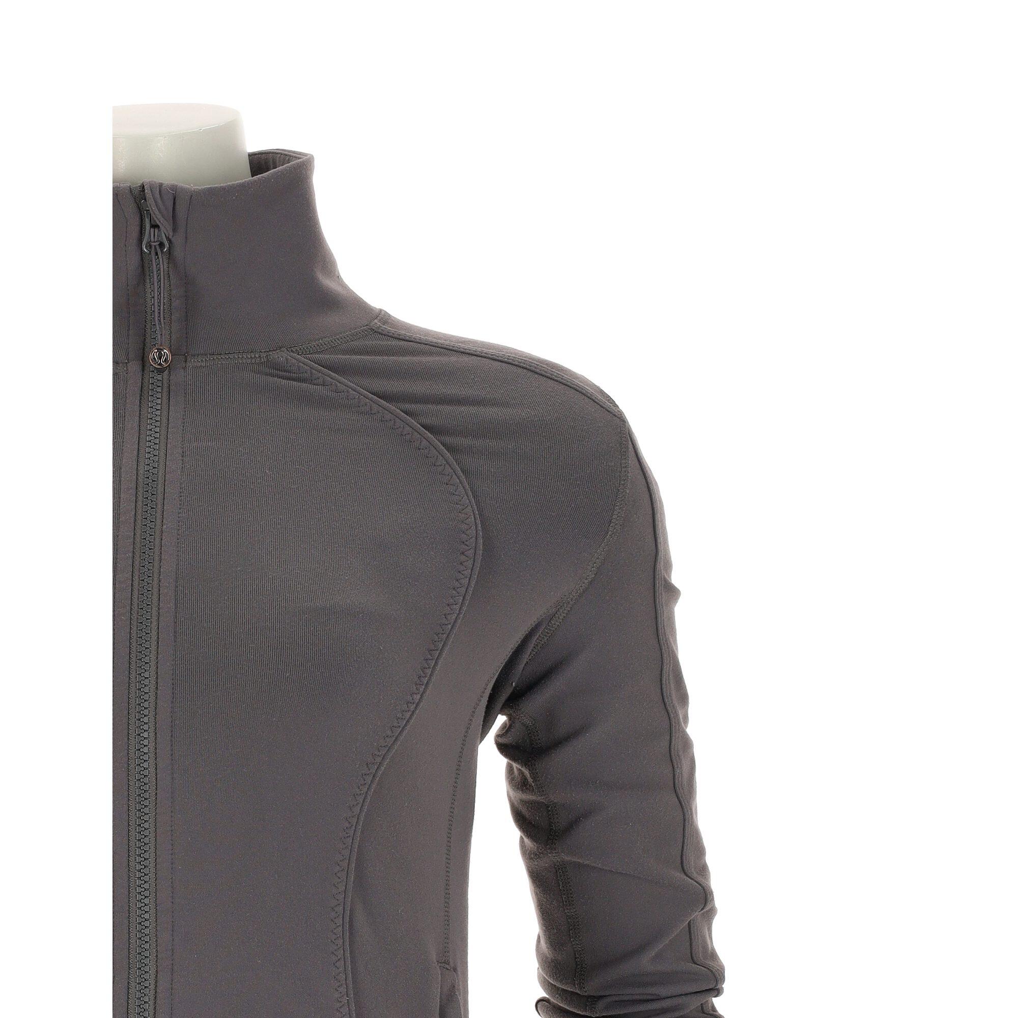 Second hand - Lululemon Giacca Donna Micro-Rib Grigia - Stato eccellente 6/7