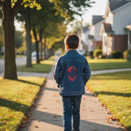 Veste enfant Spiderman Bleu 7/7