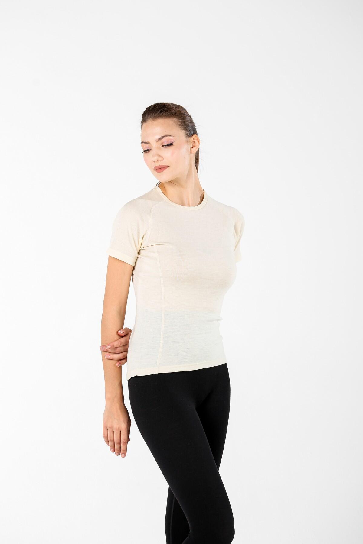 Bise - Koszulka 100% Merino (195 g/m²) S, Ecru 4/6
