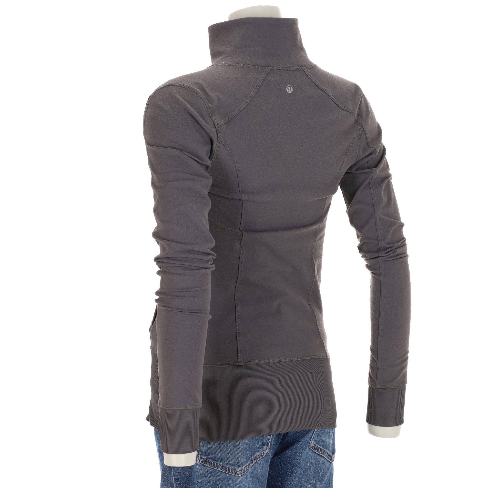 Second hand - Lululemon Giacca Donna Micro-Rib Grigia - Stato eccellente 5/7