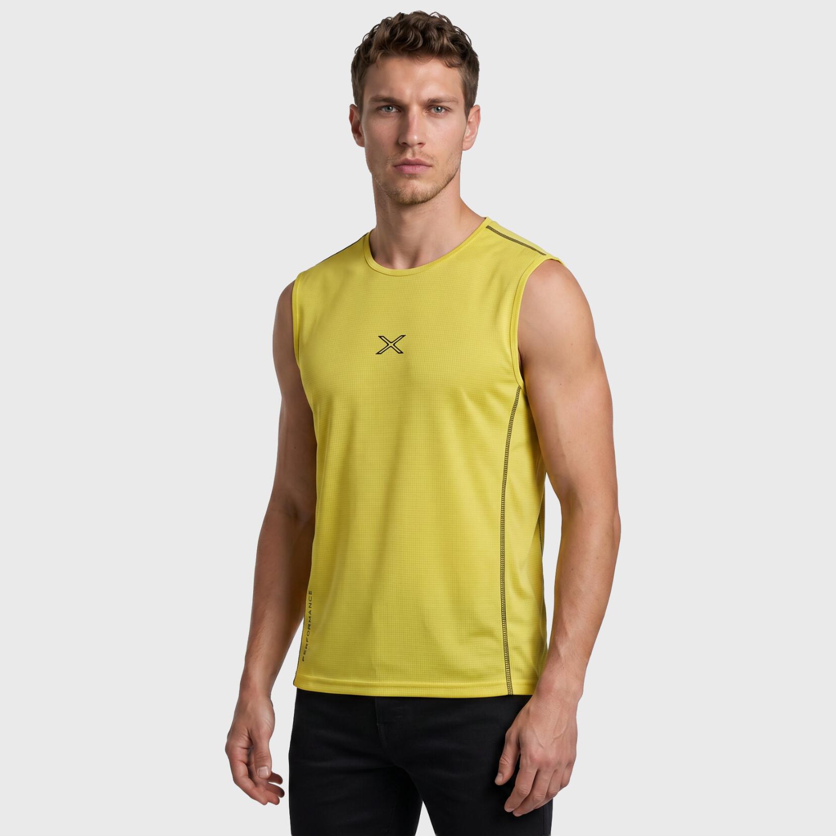 Tricou de antrenament de forta fara maneci TANK