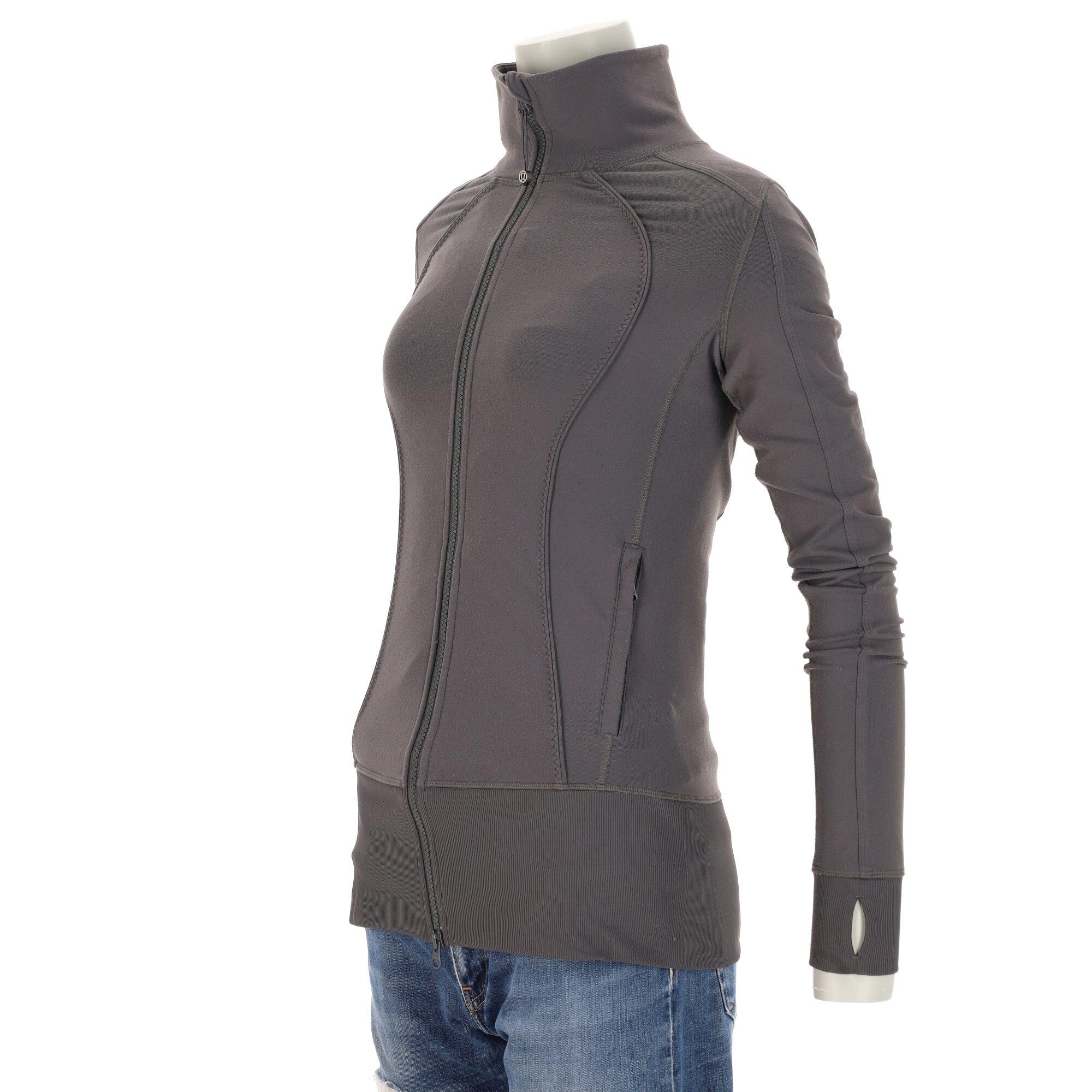 Second hand - Lululemon Giacca Donna Micro-Rib Grigia - Stato eccellente 4/7