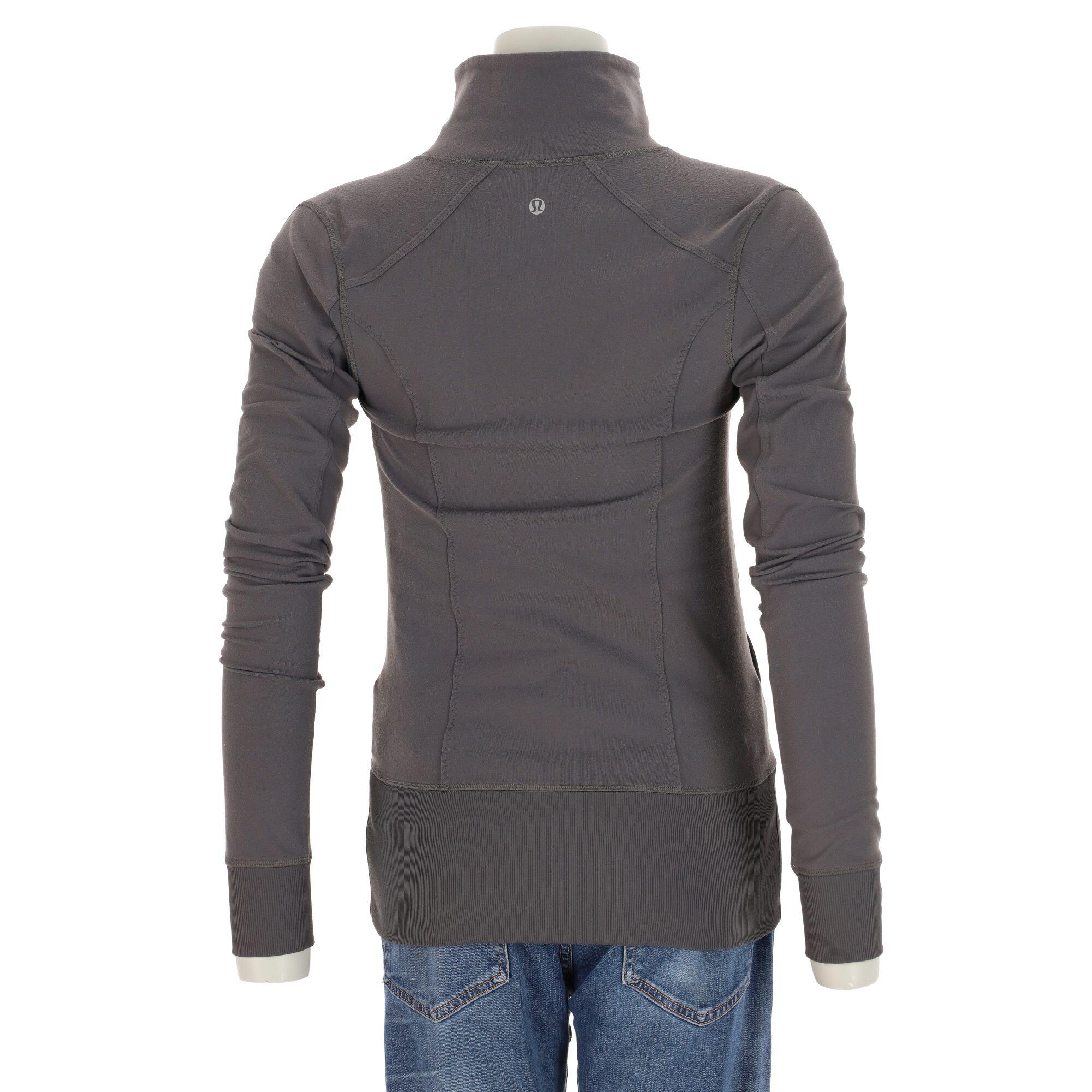 Second hand - Lululemon Giacca Donna Micro-Rib Grigia - Stato eccellente 2/7