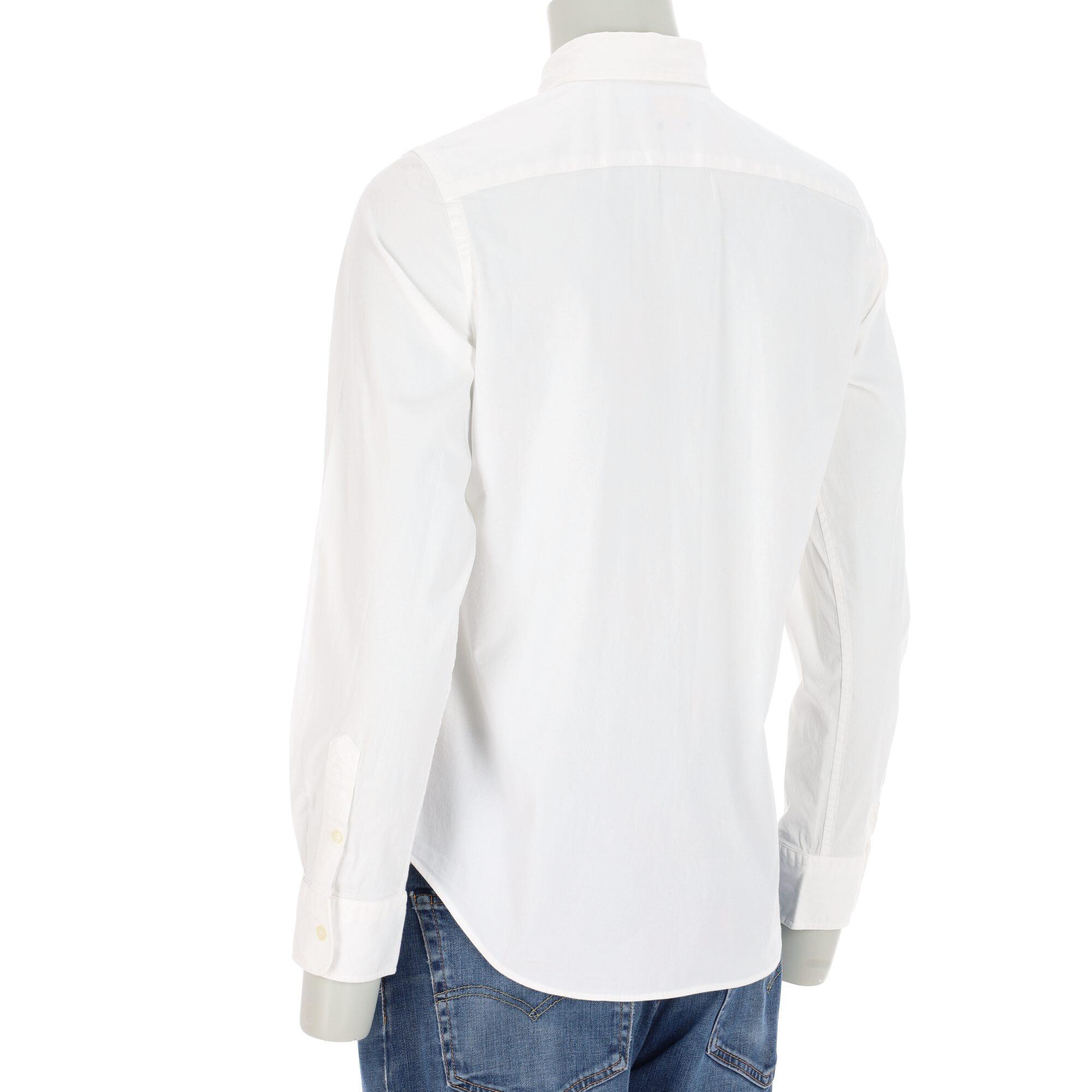 Segunda vida - Camisa clássica feminina branca - Como novo 5/7