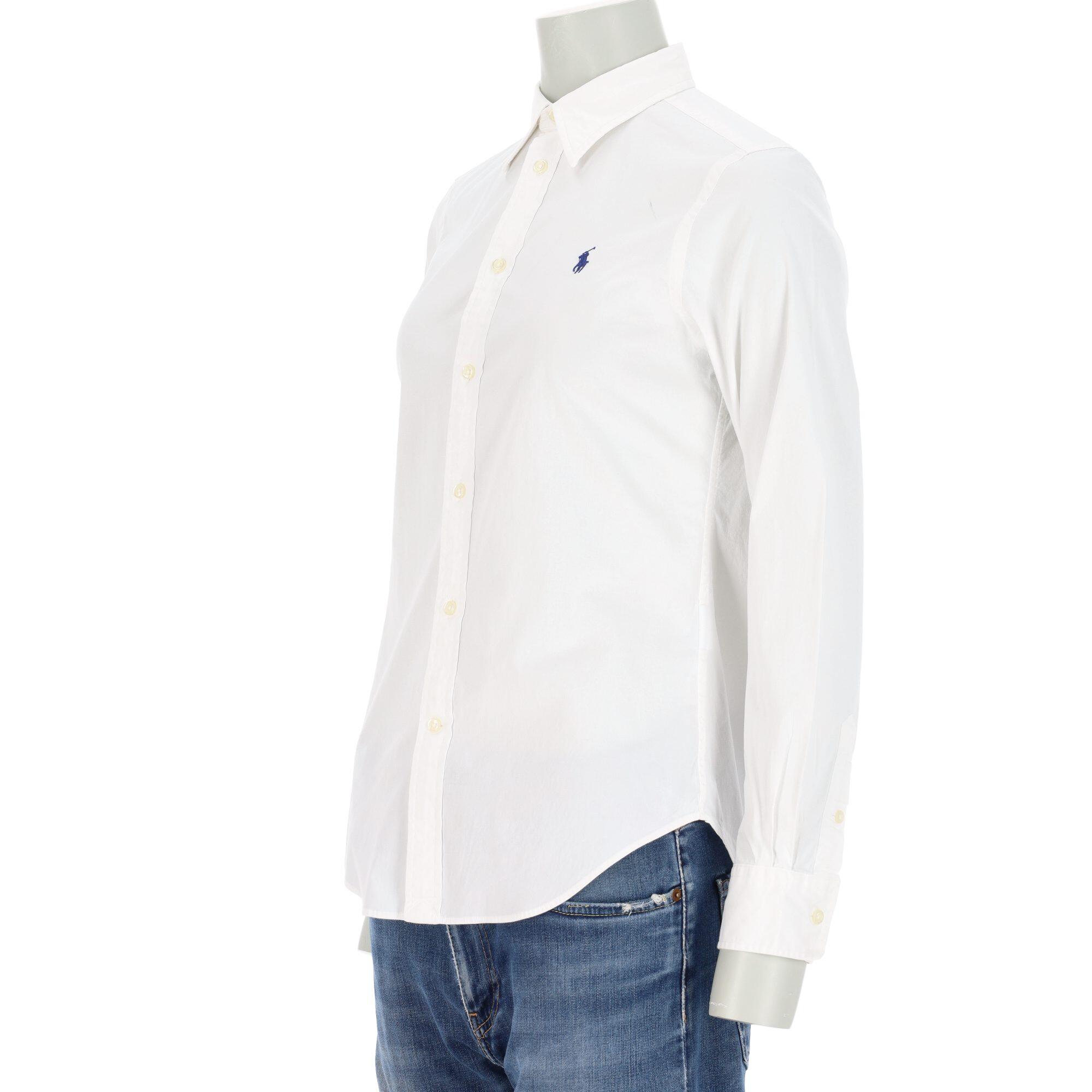 Segunda vida - Camisa clássica feminina branca - Como novo 4/7