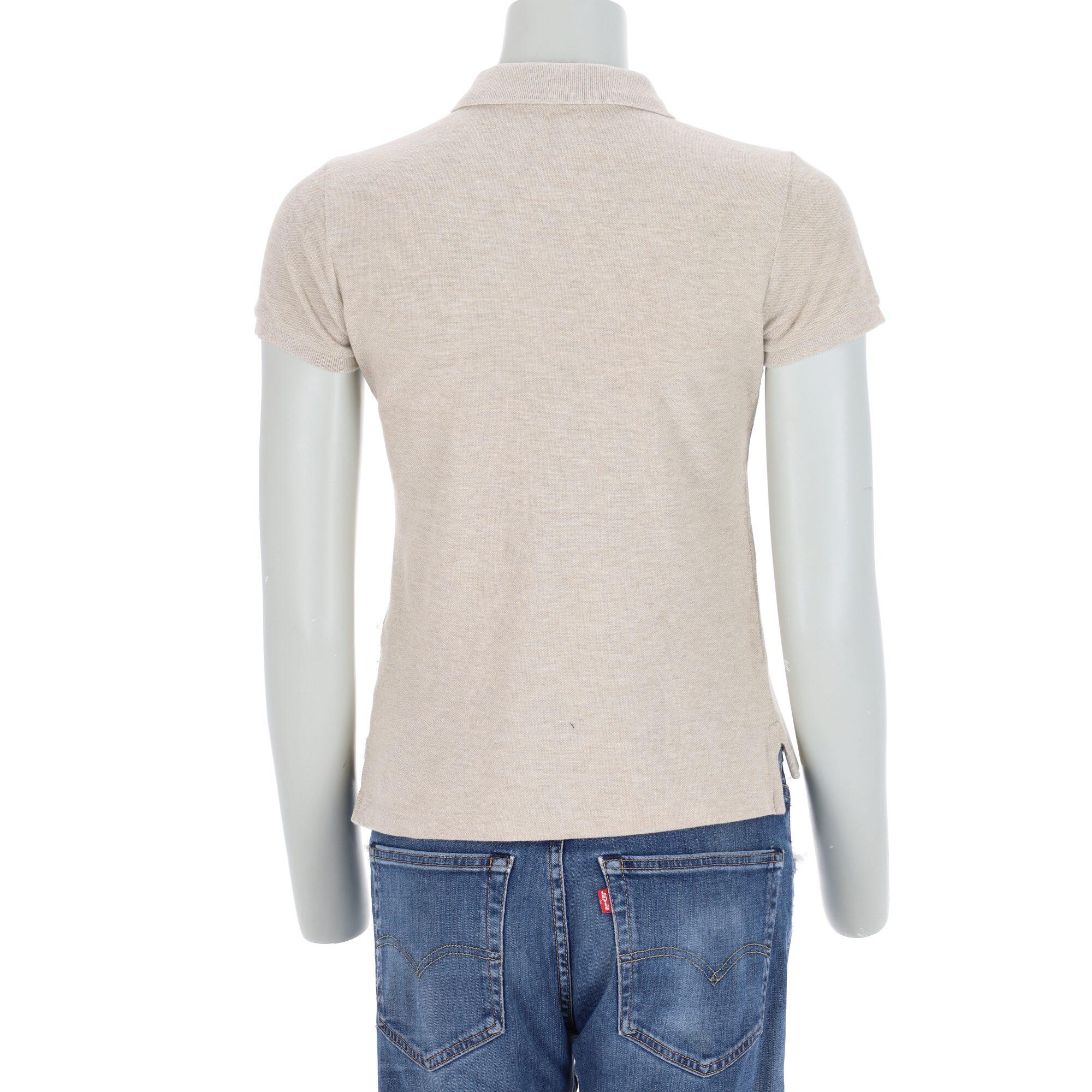 Seconde vie - Polo manches courtes Femme  Beige - Très bon état 2/7