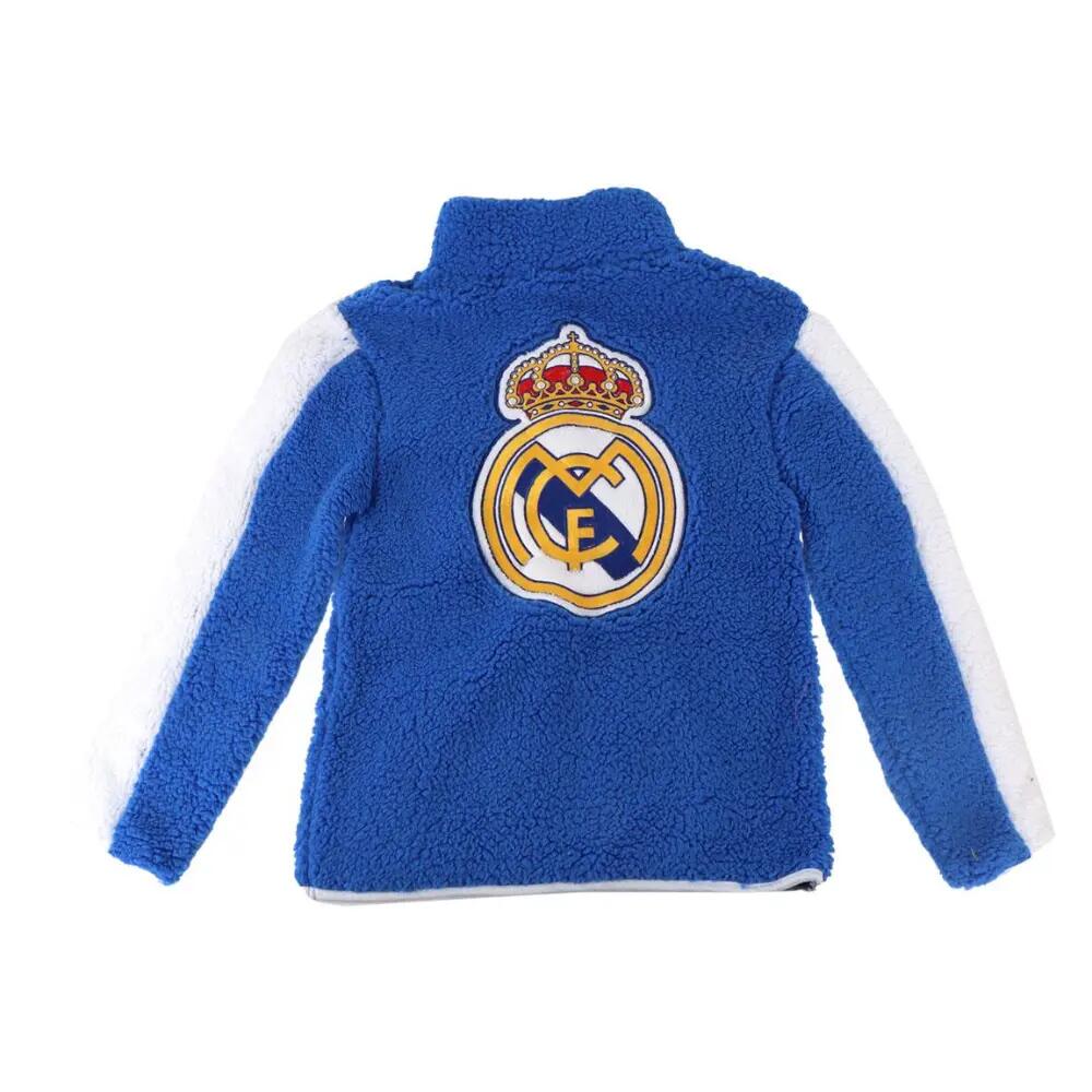 Sudadera Polar Sherpa Real Madrid Azul Niño 2/2