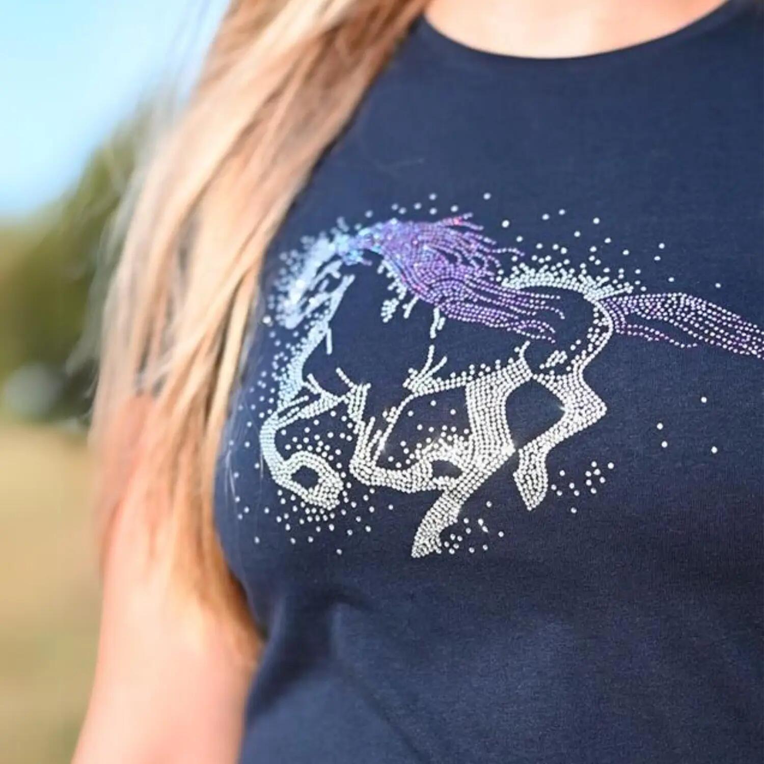 T-shirt femme York Shiny Horse 3/3