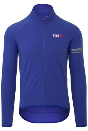 Herren Radtrikot langarm Essential Modica mit angerauter Innenseite