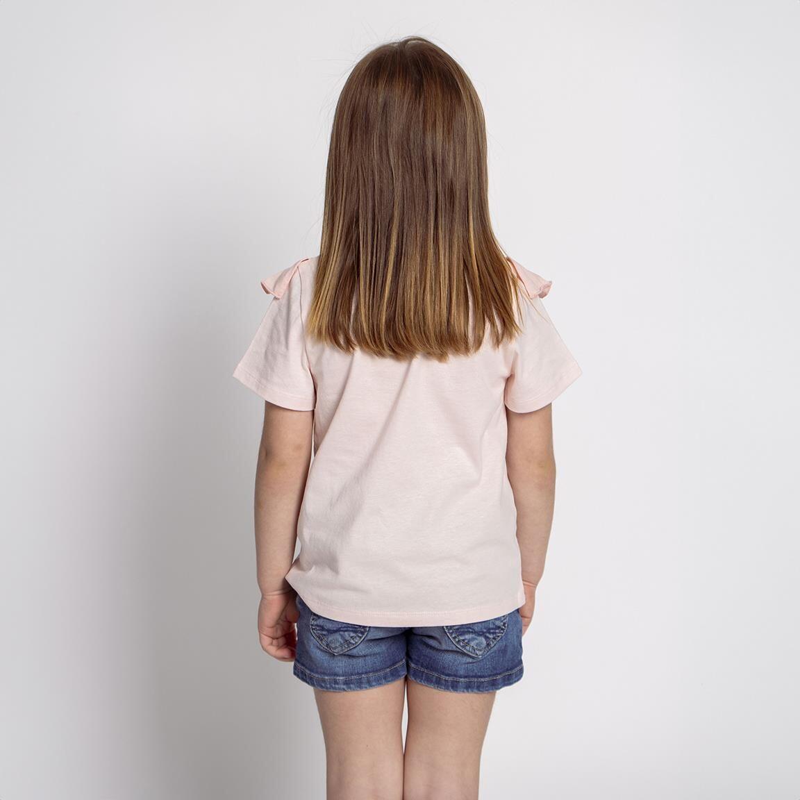 Camiseta Infantil Manga Corta Peppa Pig Rosa 6/6